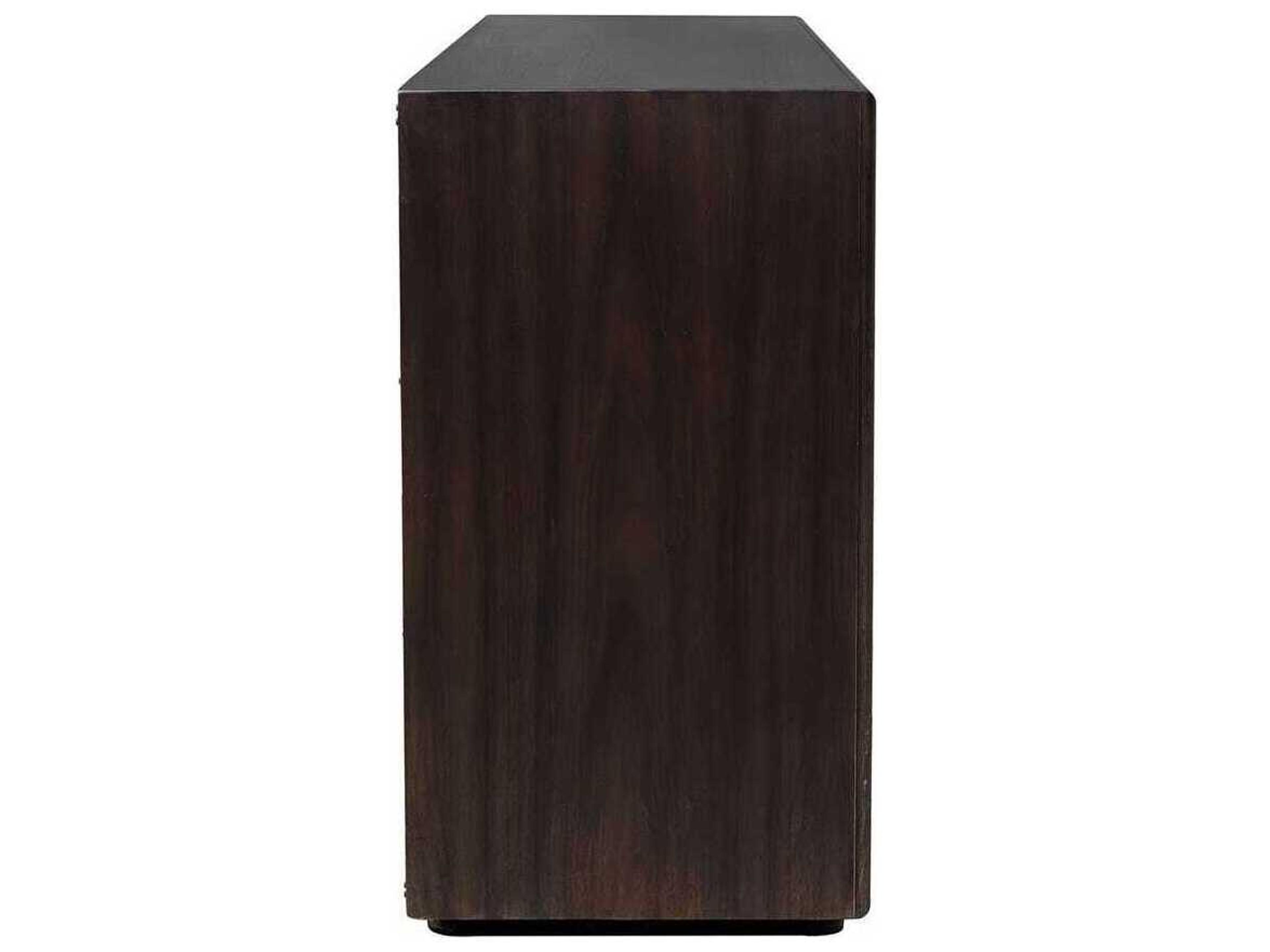 Uttermost Stevenson 74" Mindi Wood Ebony Sideboard