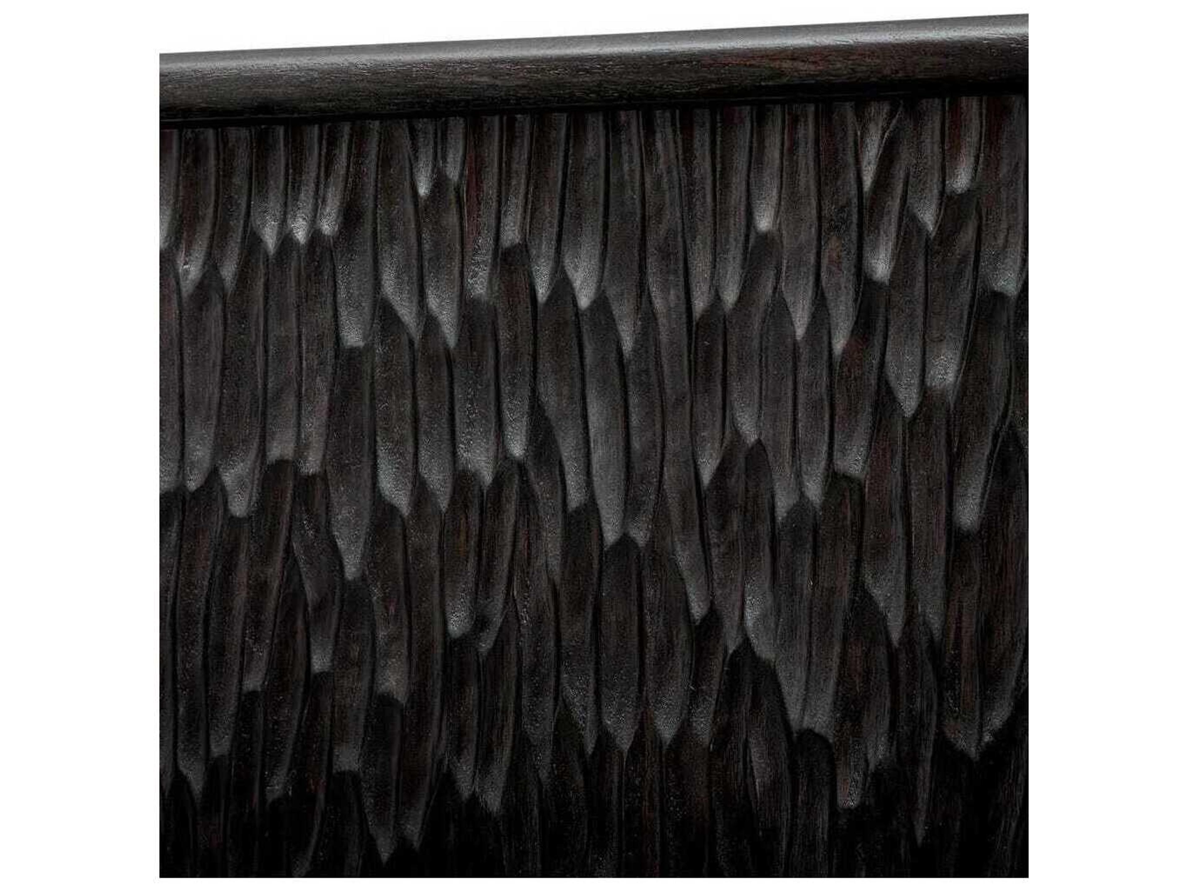 Uttermost Stevenson 74" Mindi Wood Ebony Sideboard