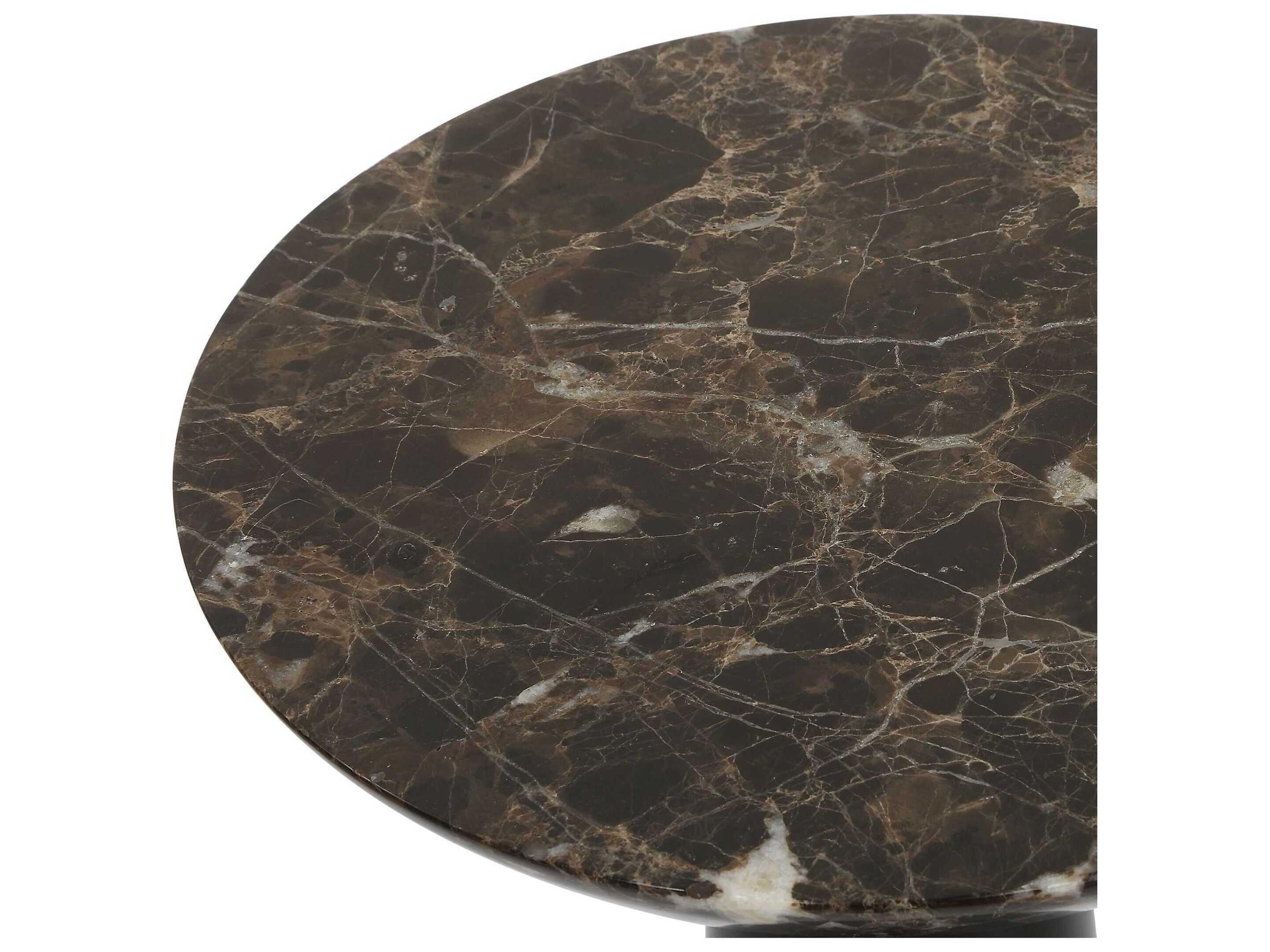 Uttermost Hastings Round Marble End Table