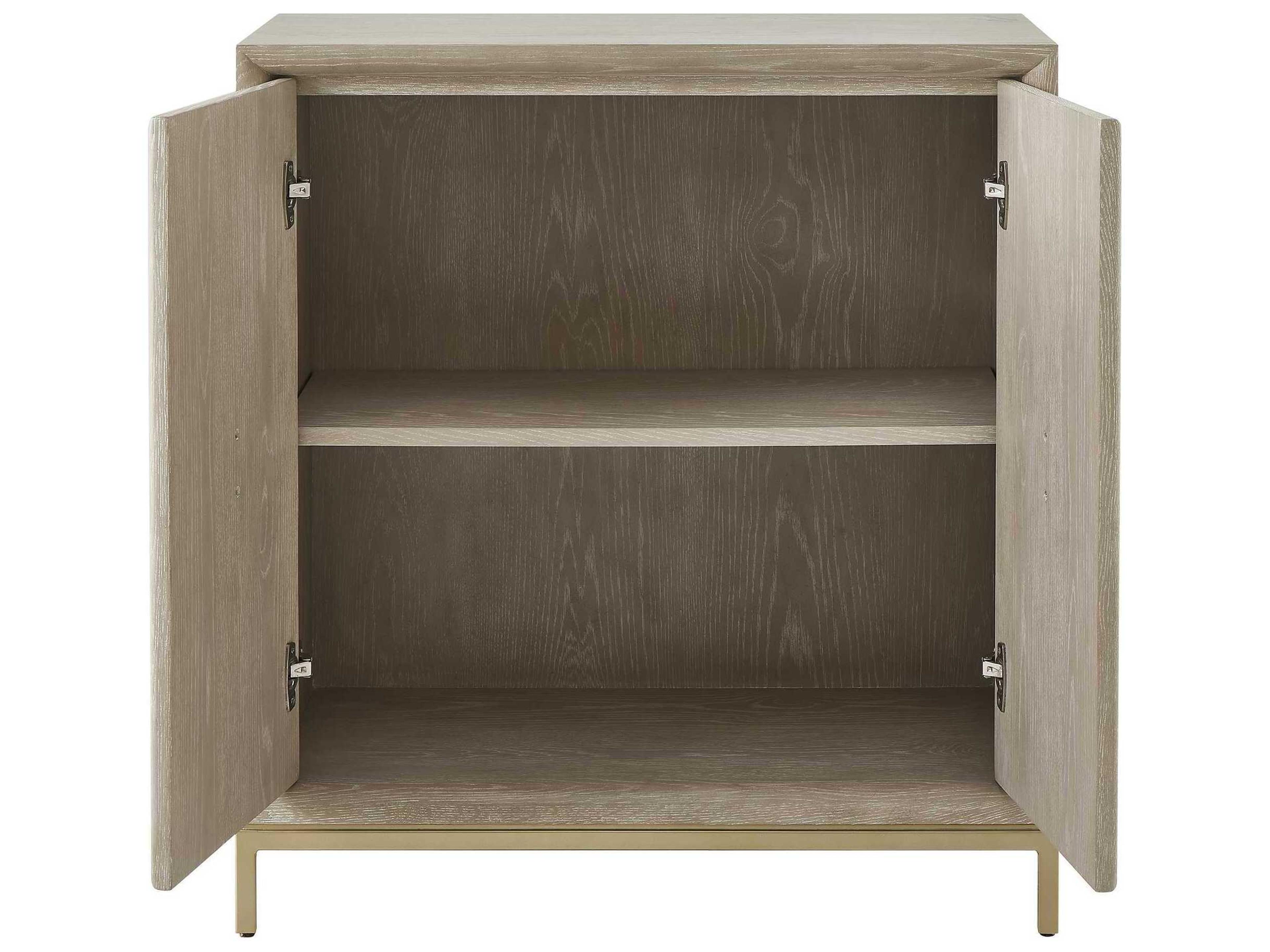 Uttermost Alessia Natural Beige Oak Wood Accent Chest