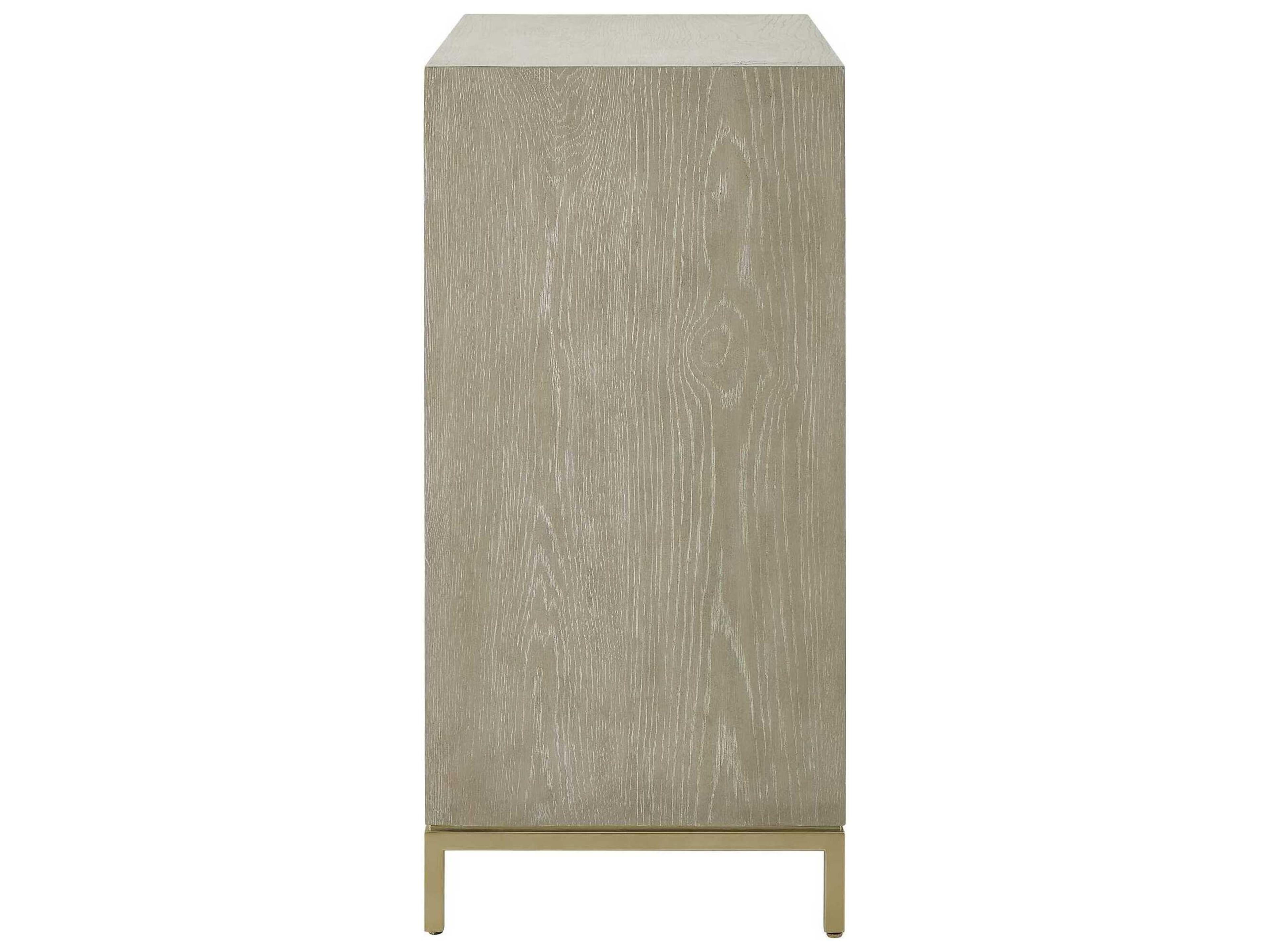 Uttermost Alessia Natural Beige Oak Wood Accent Chest