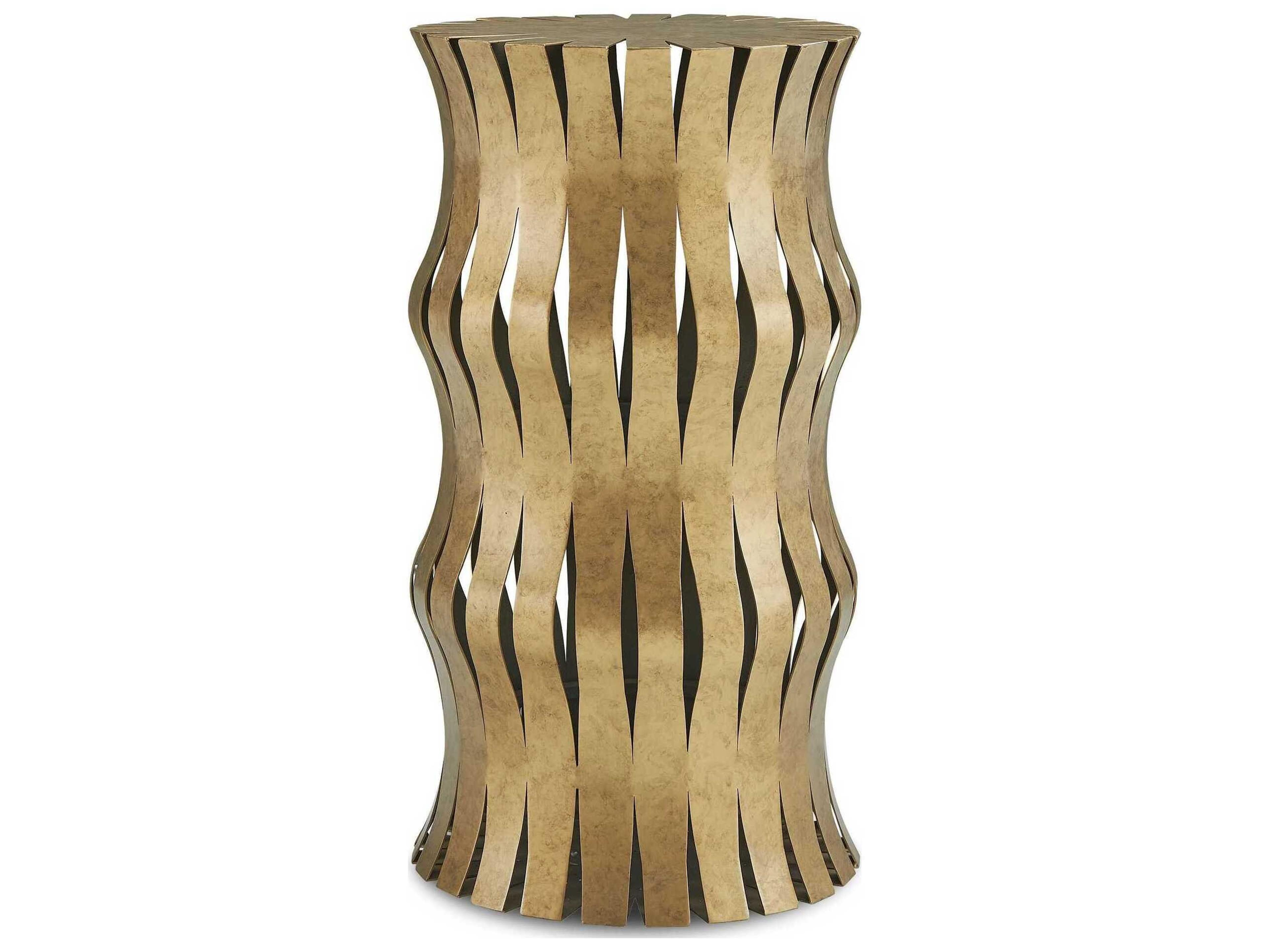 Arida Round Metal End Table