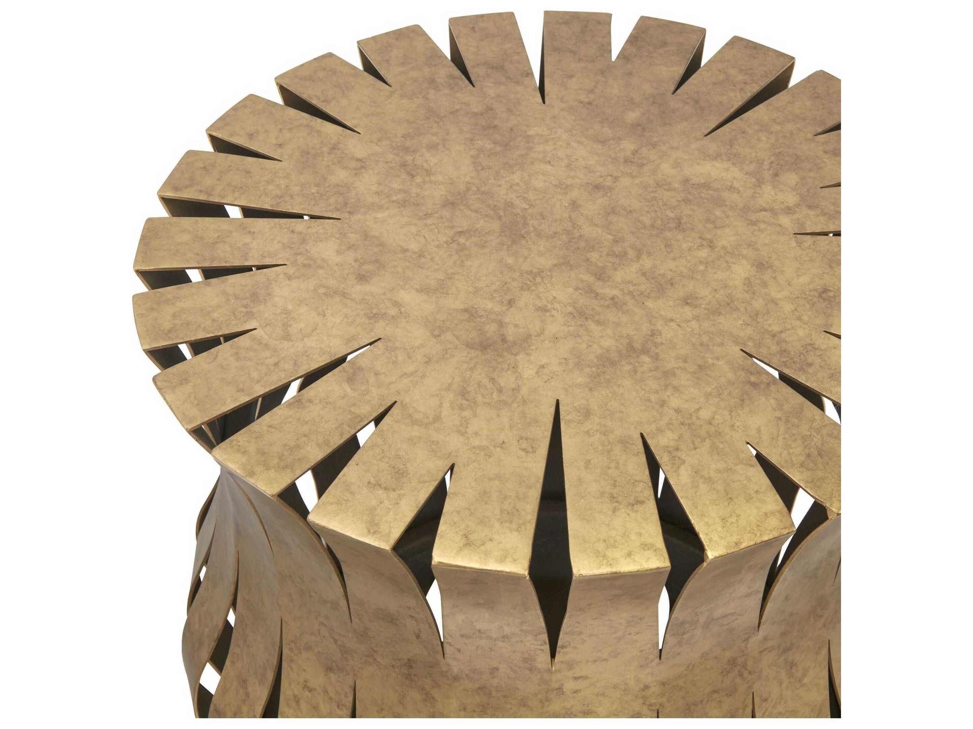 Uttermost Arida Round Metal End Table