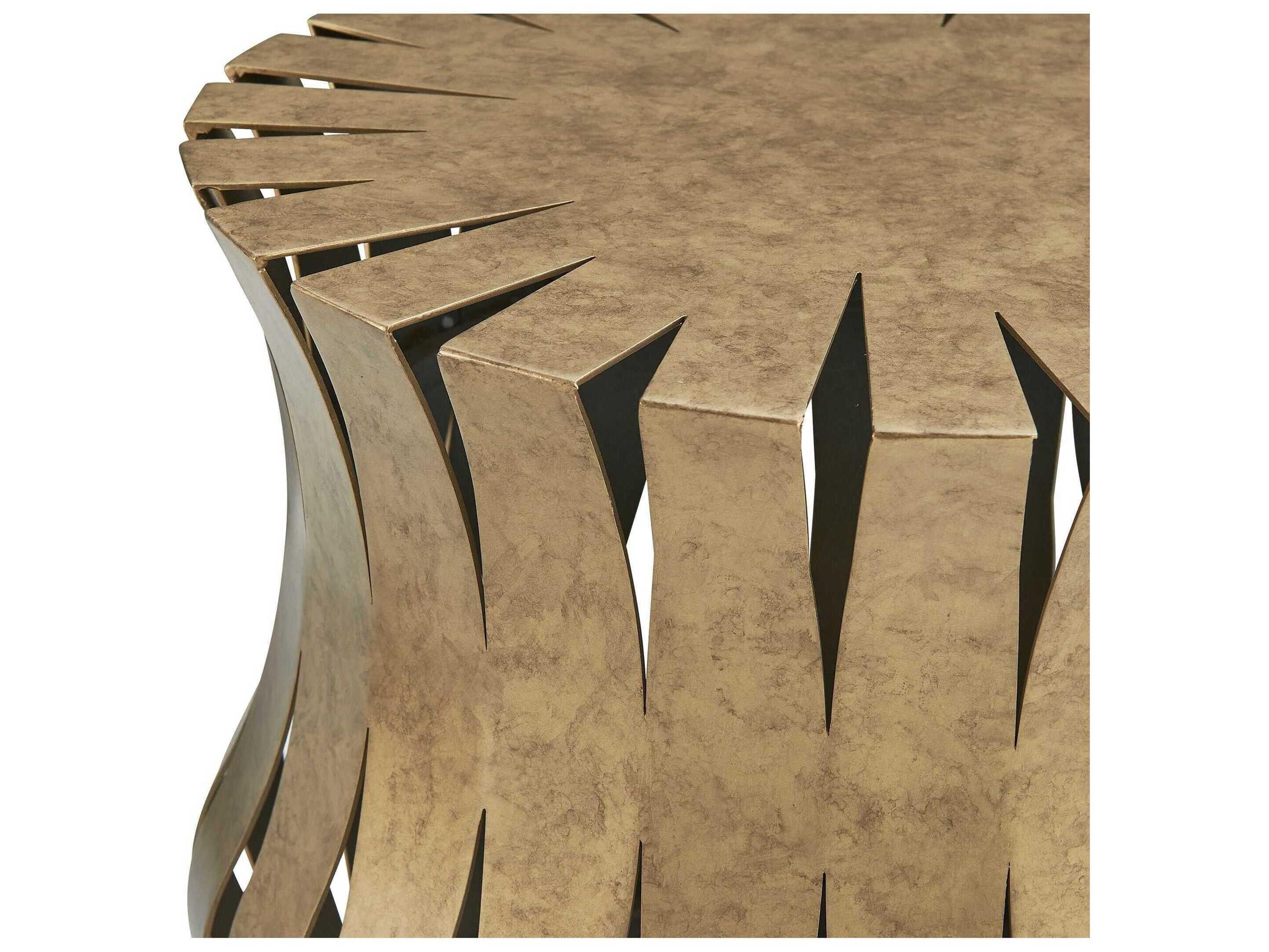 Uttermost Arida Round Metal End Table