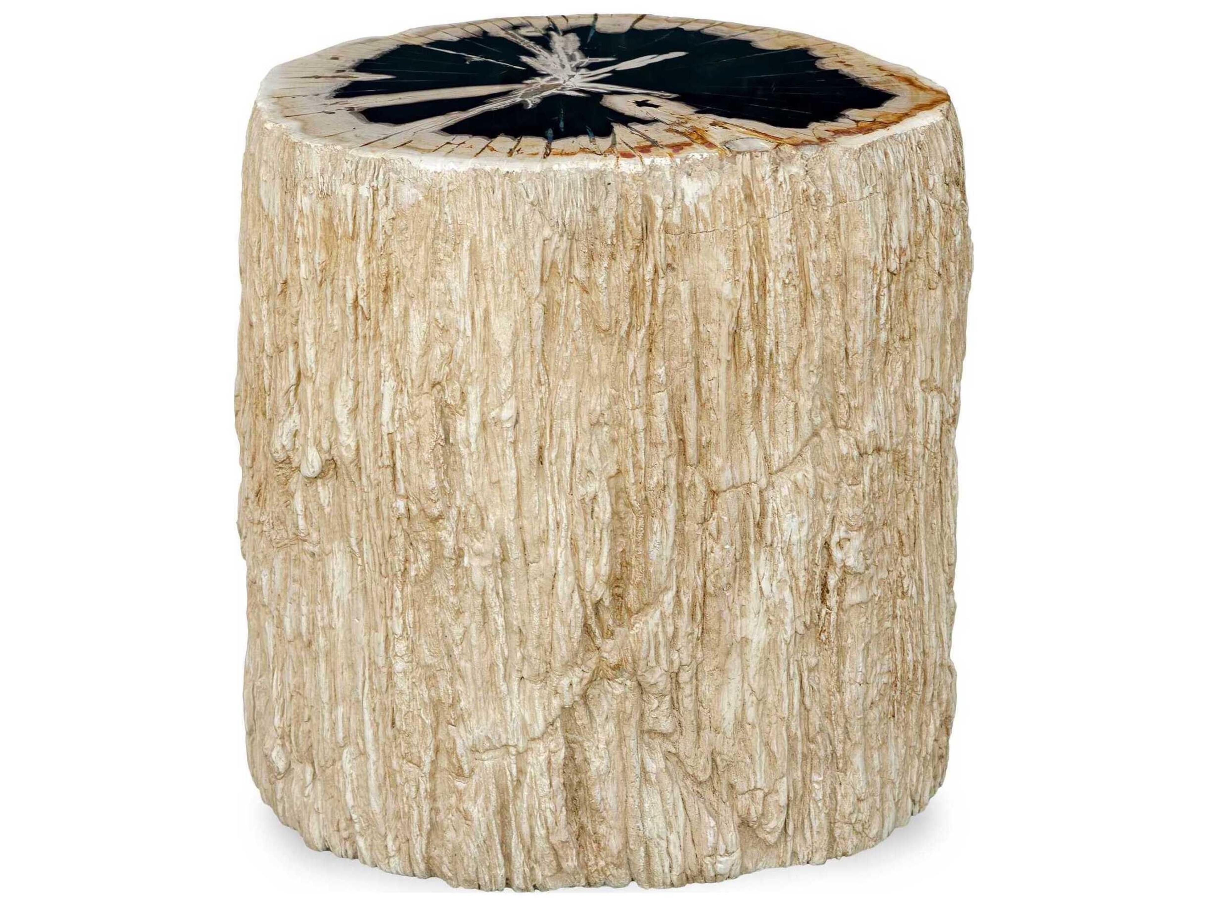 Arco Round Wood End Table