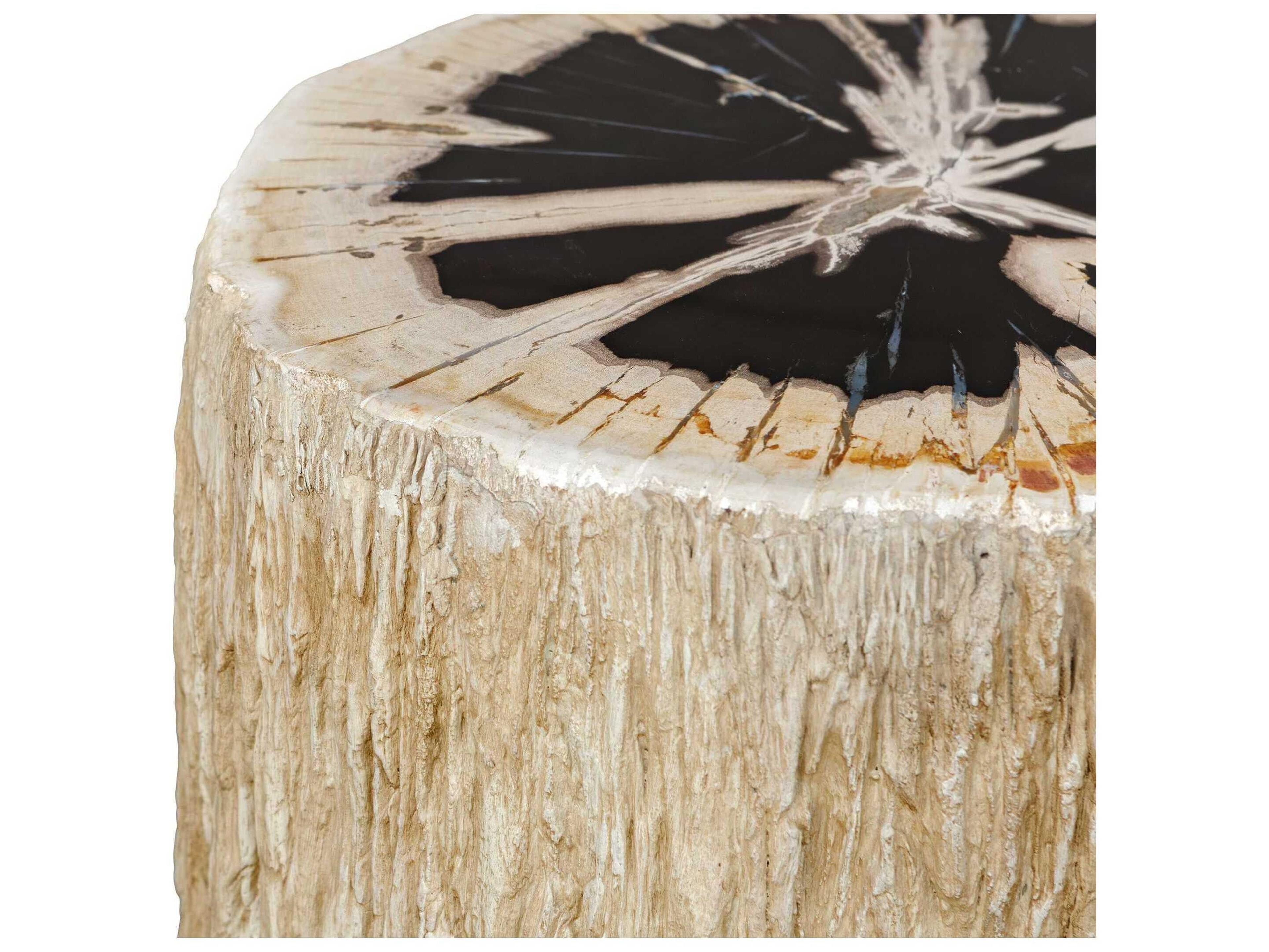 Uttermost Arco Round Wood End Table