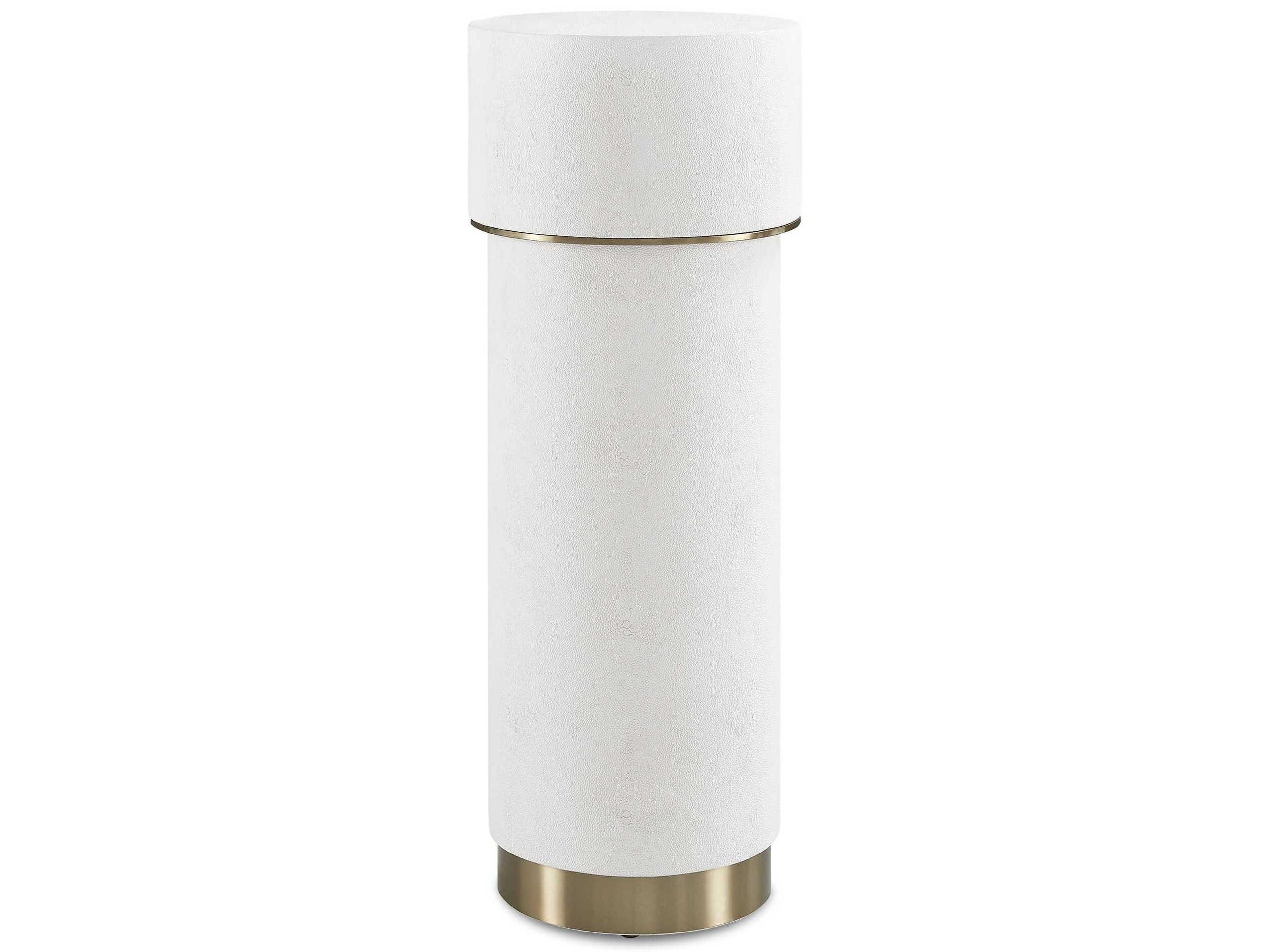 Wessex Round Faux Leather End Table