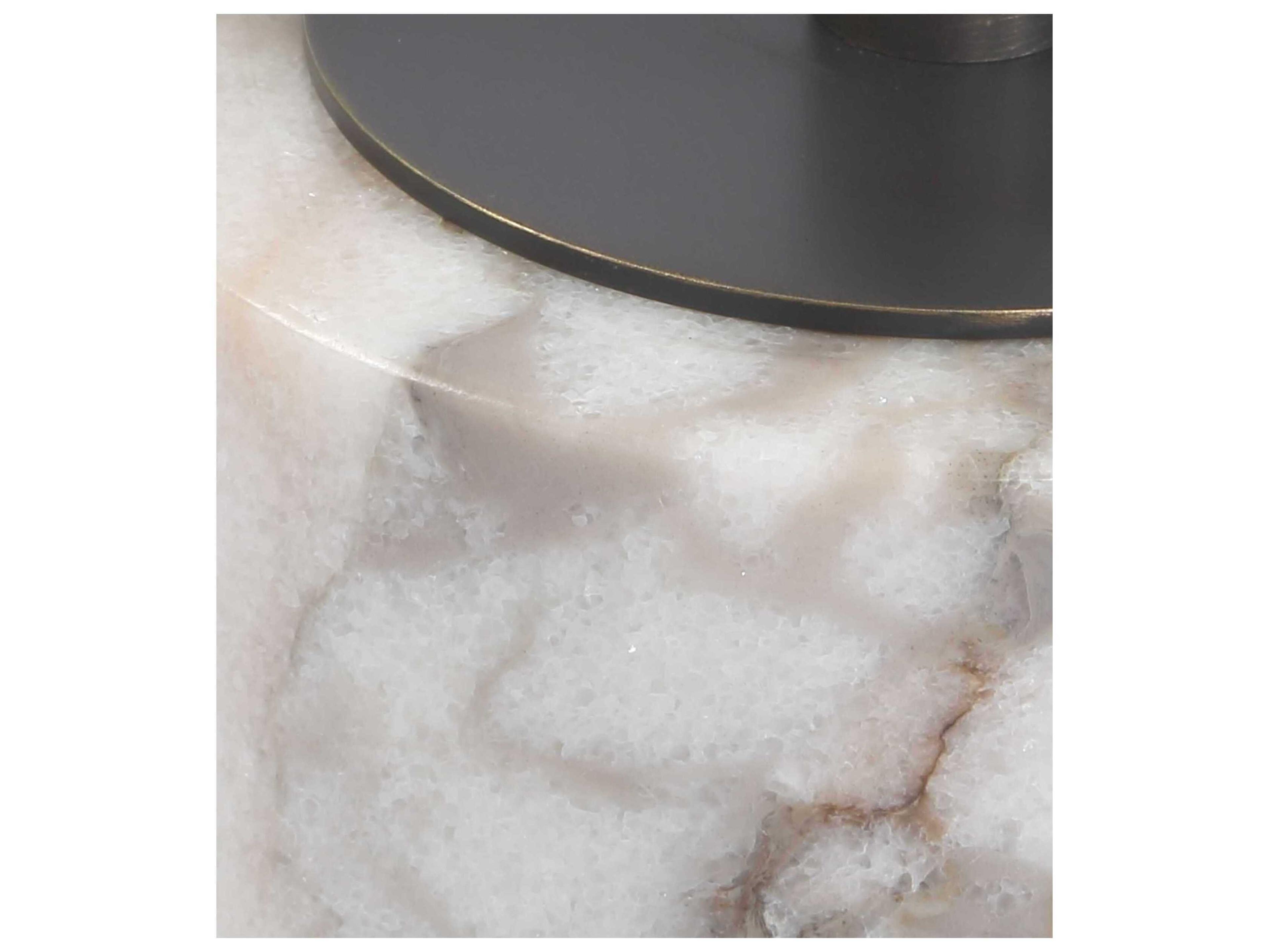 Uttermost Brunson Round Marble End Table