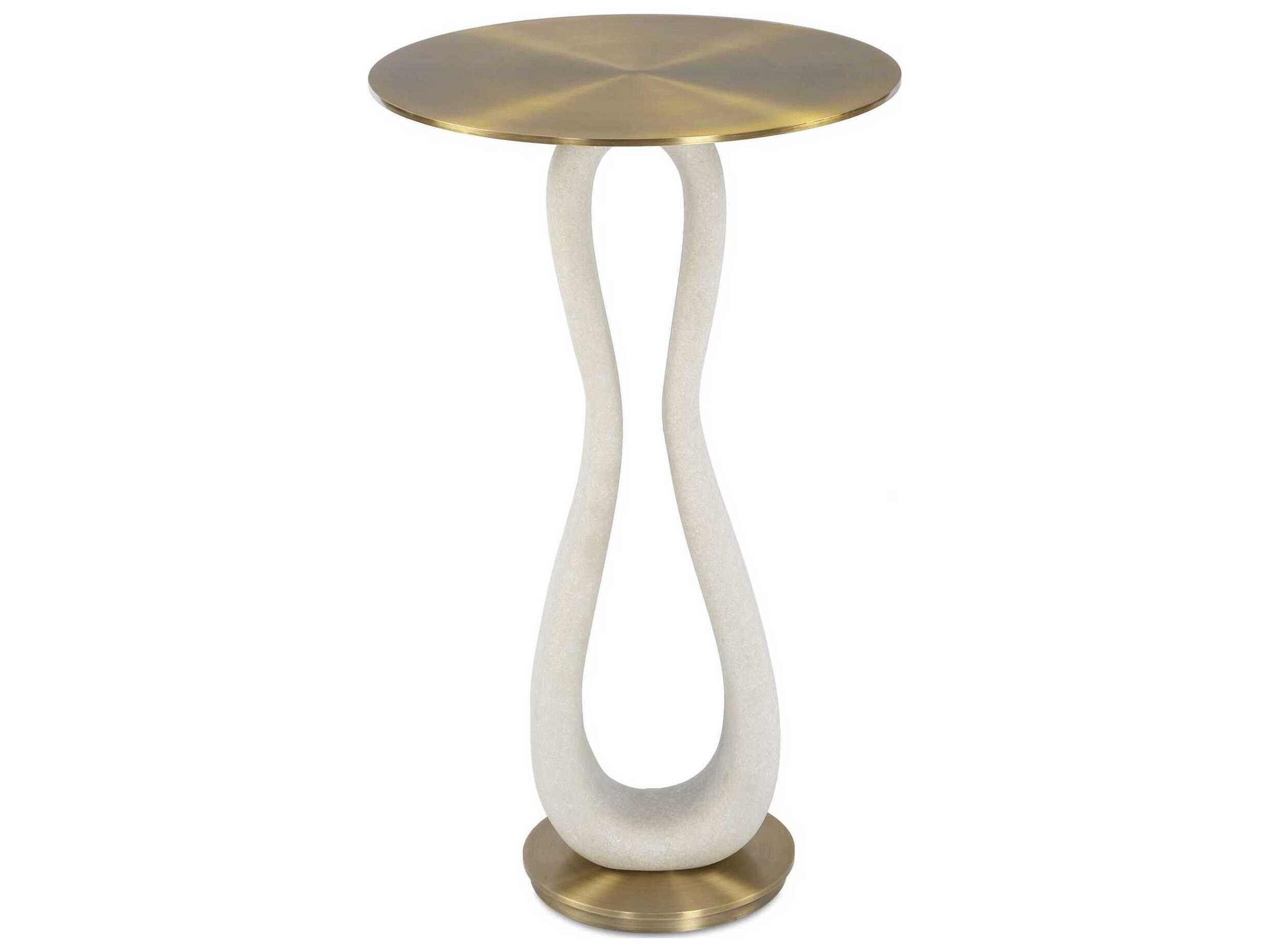 Sonia Round Metal End Table