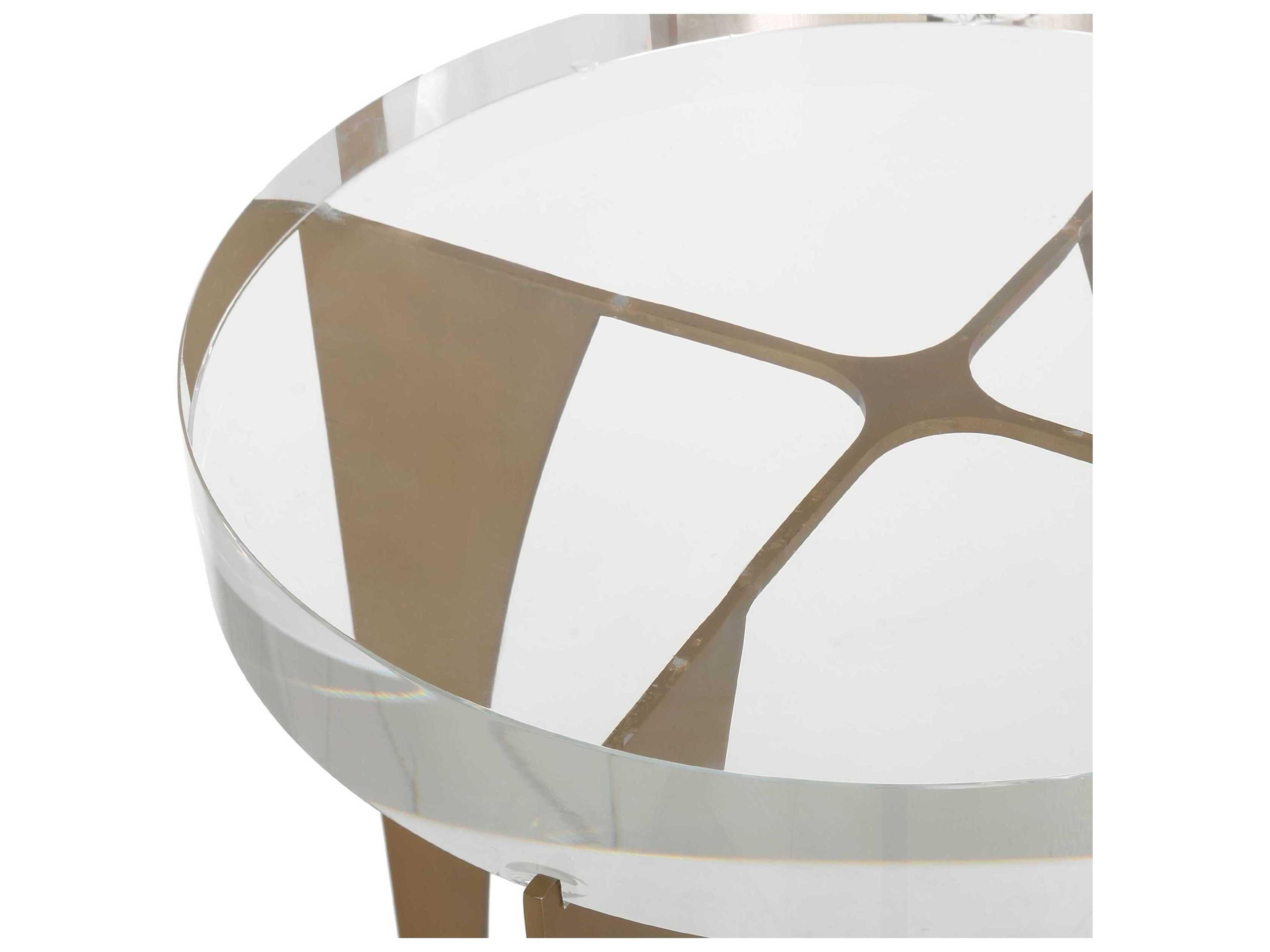 Uttermost Kolkata Round End Table