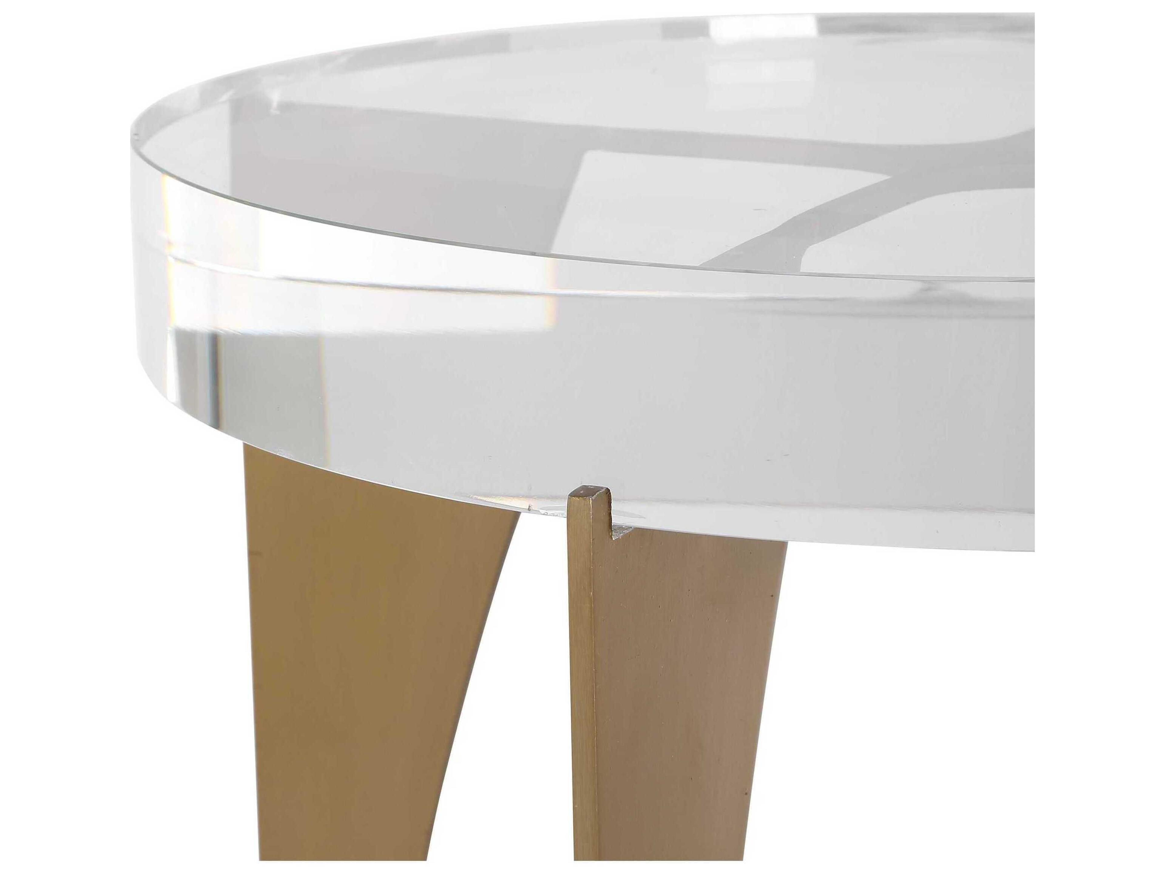 Uttermost Kolkata Round End Table