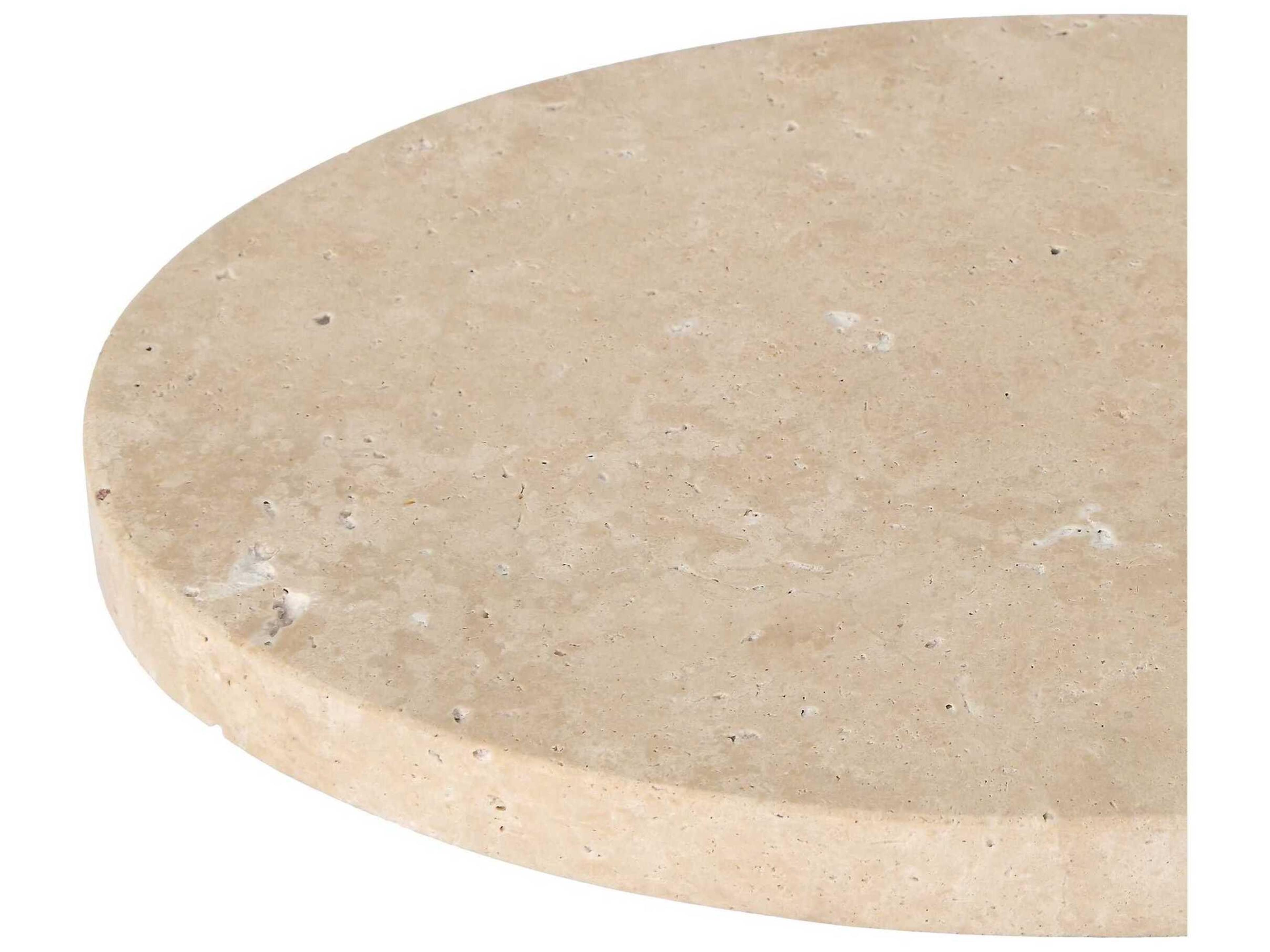 Uttermost Feranno Round Stone End Table