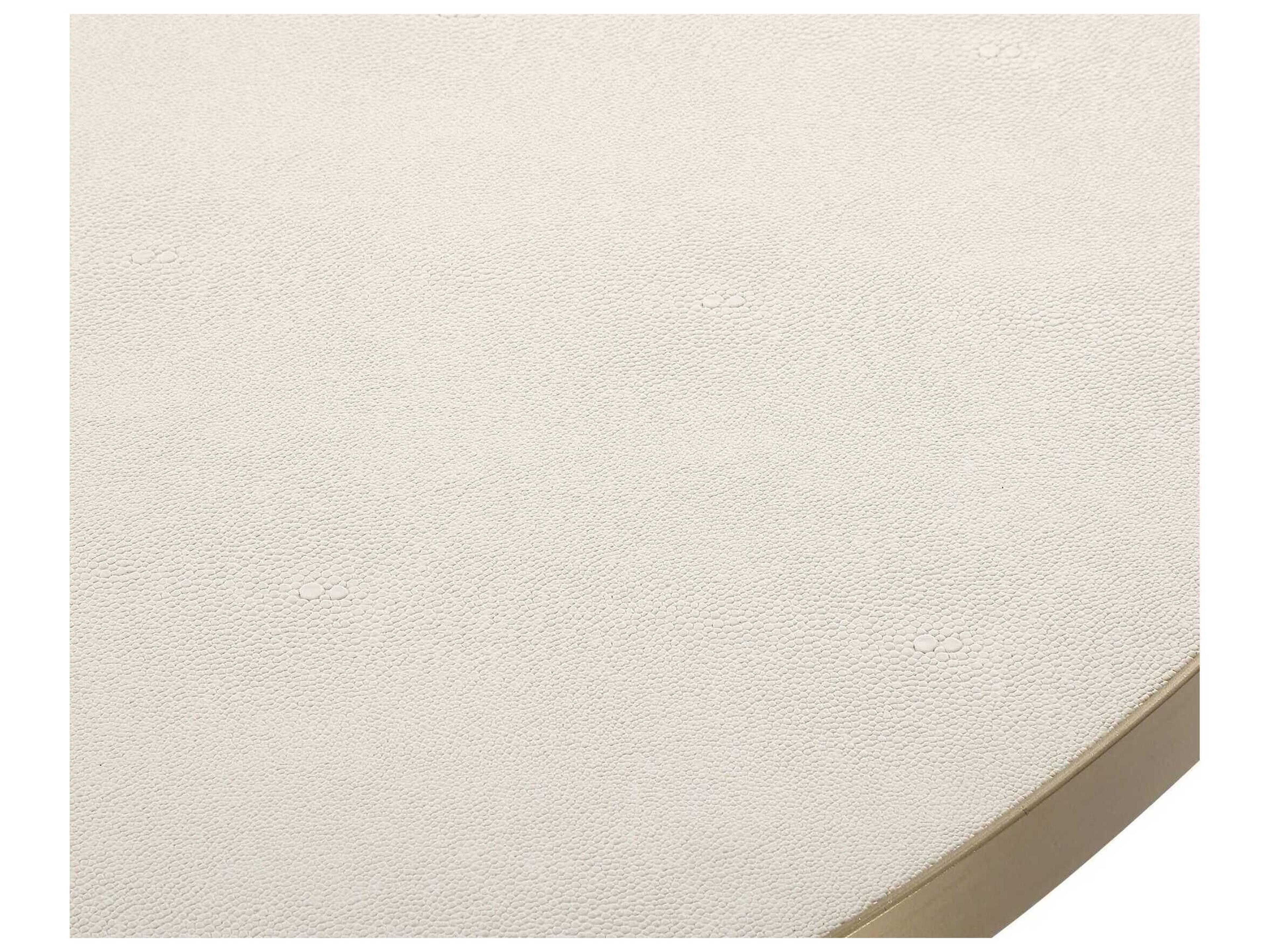 Uttermost Aragon Round Leather Coffee Table