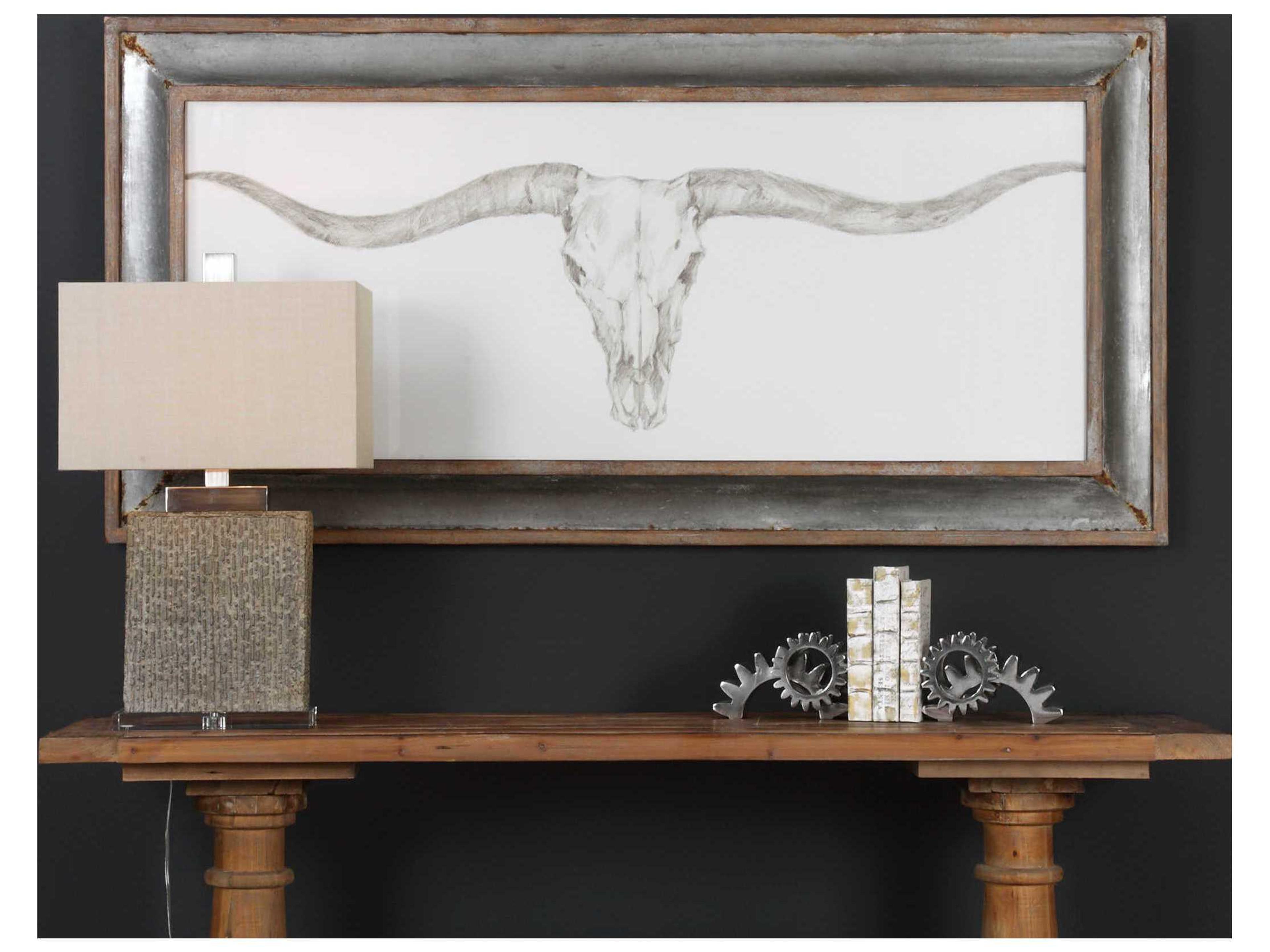 Uttermost Western Skull Mount Print
