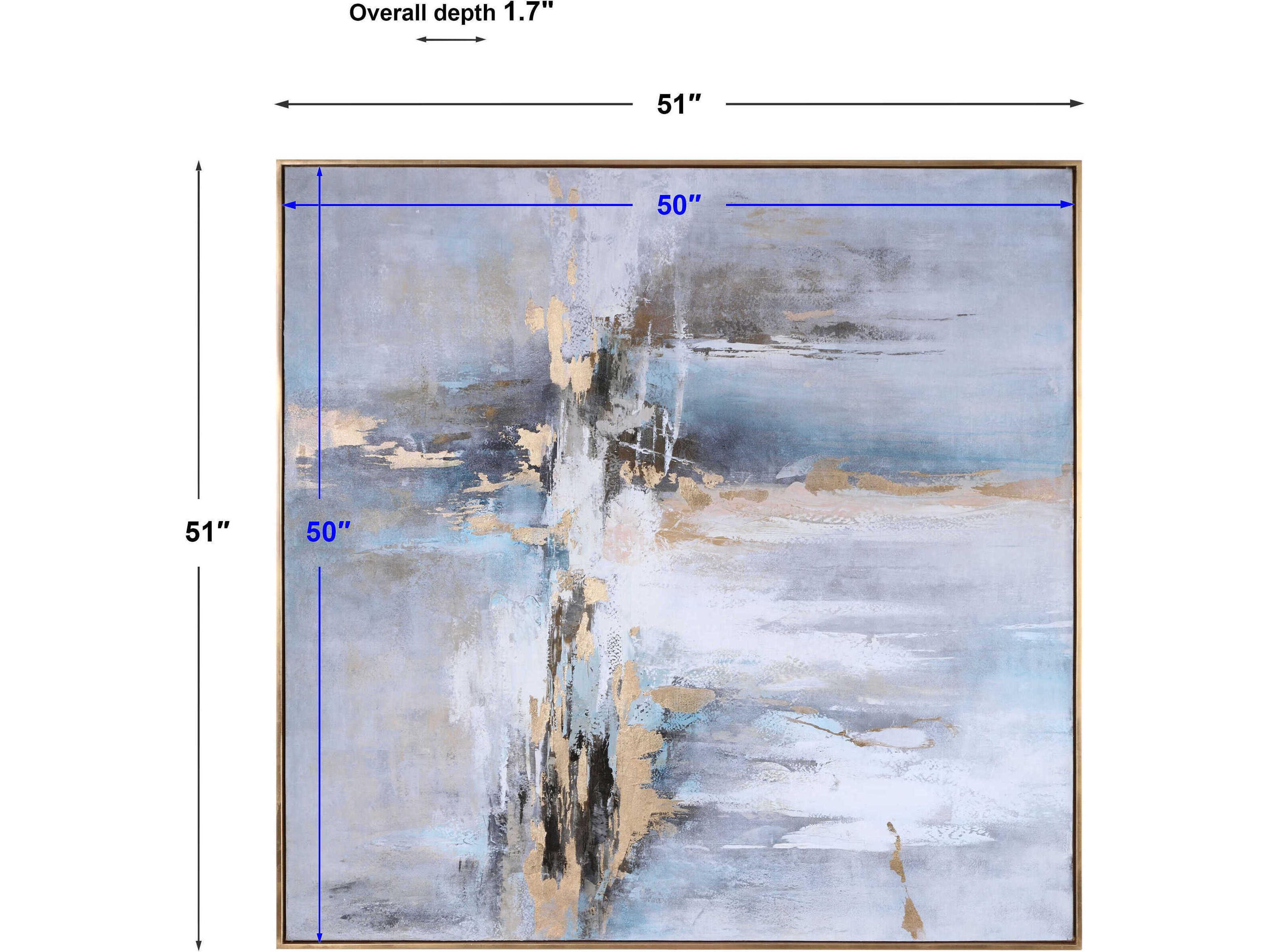 Uttermost Road Less Traveled Canvas Wall Art