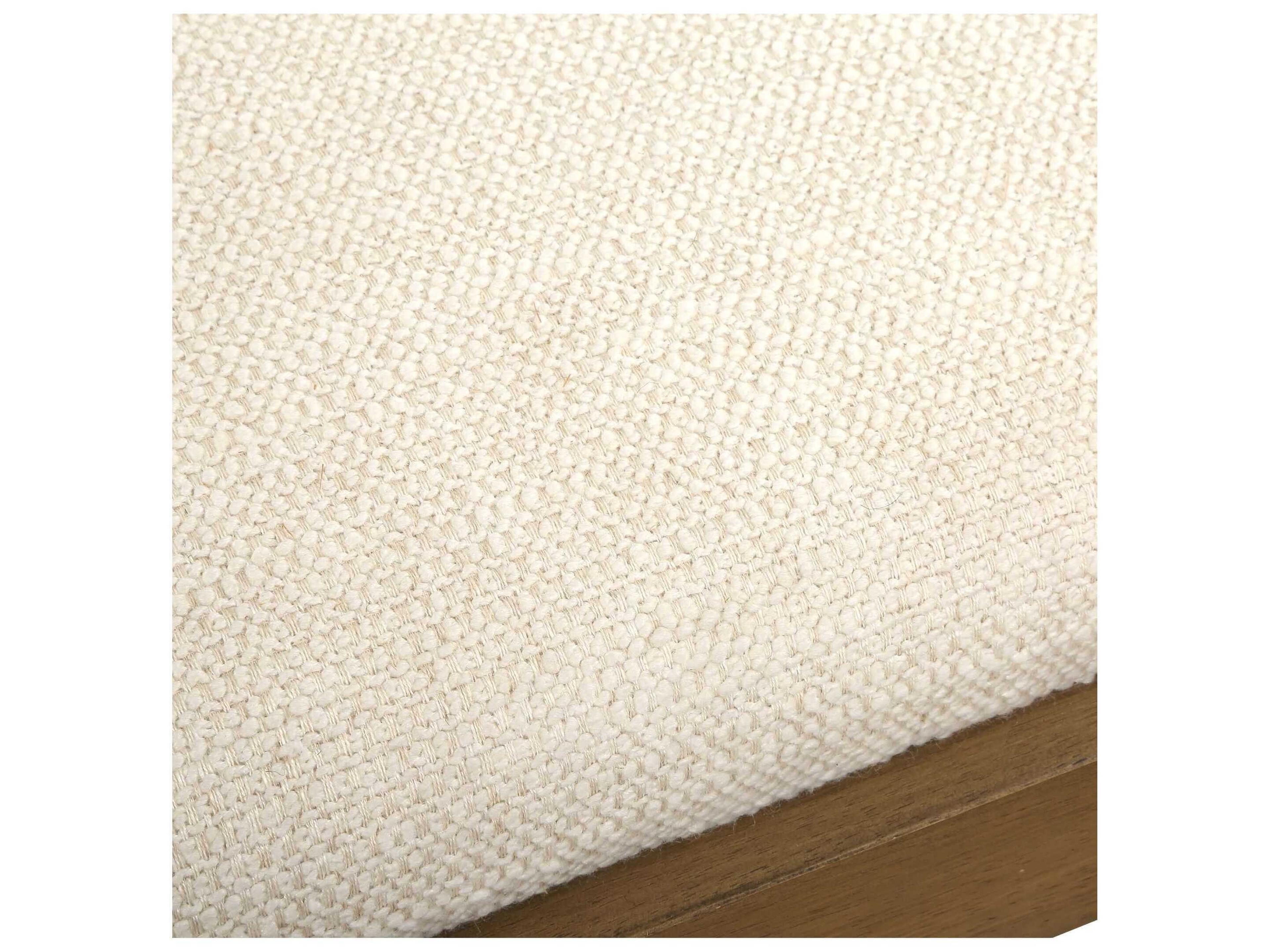 Uttermost Haden Ivory White Upholstered Accent Bench