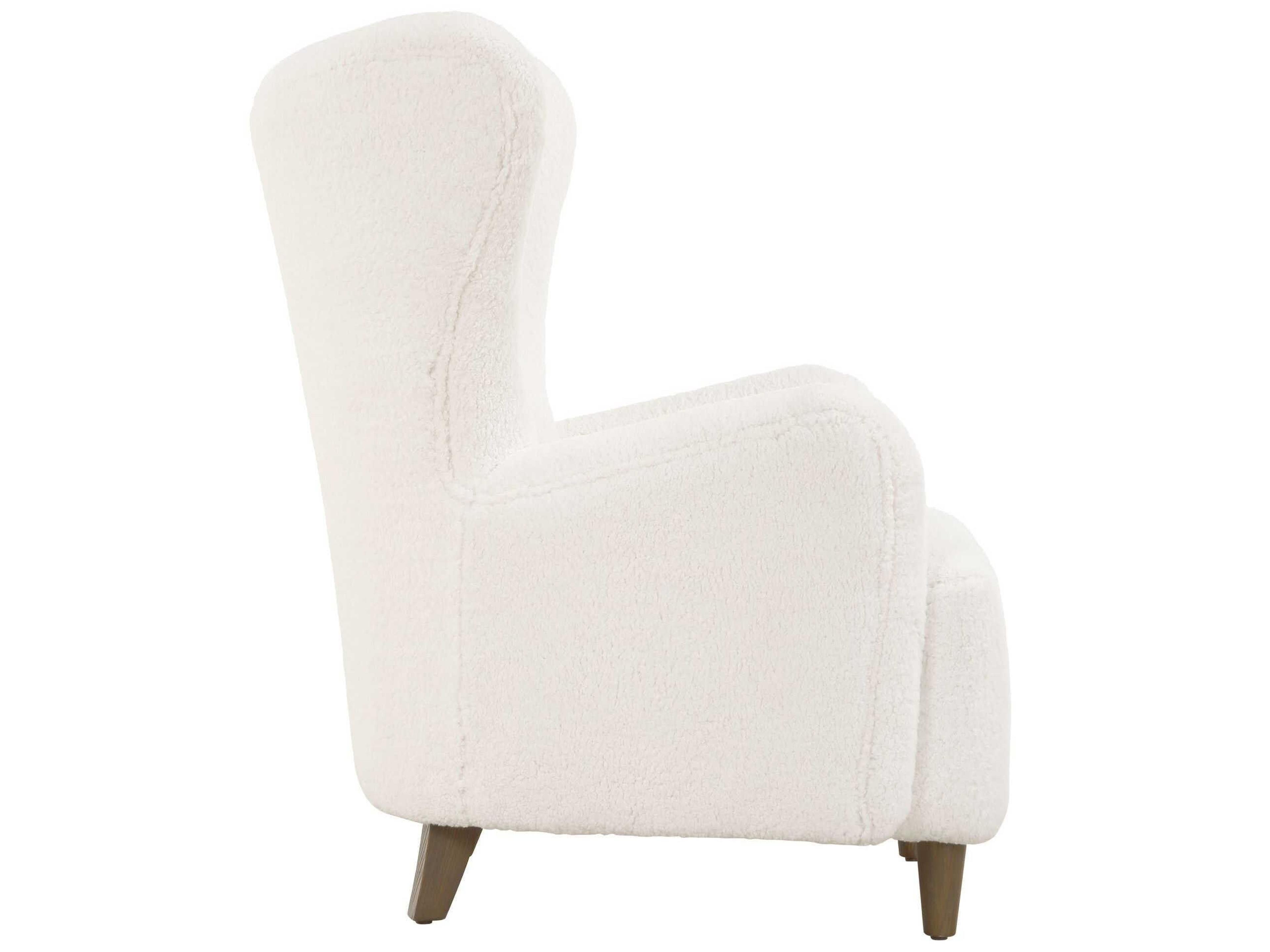 Uttermost Ingel White Accent Chair