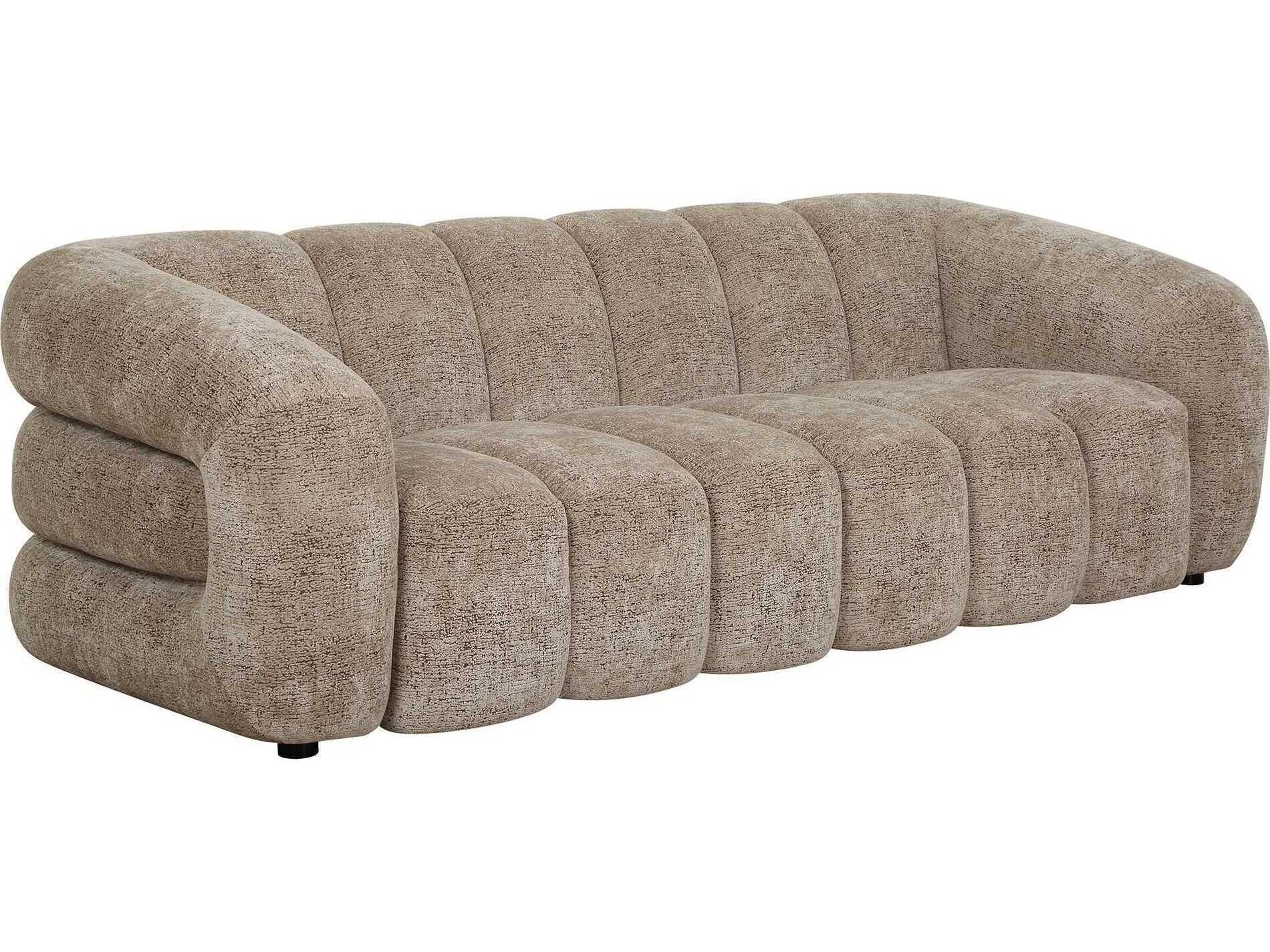 Modella Beige Upholstered Sofa