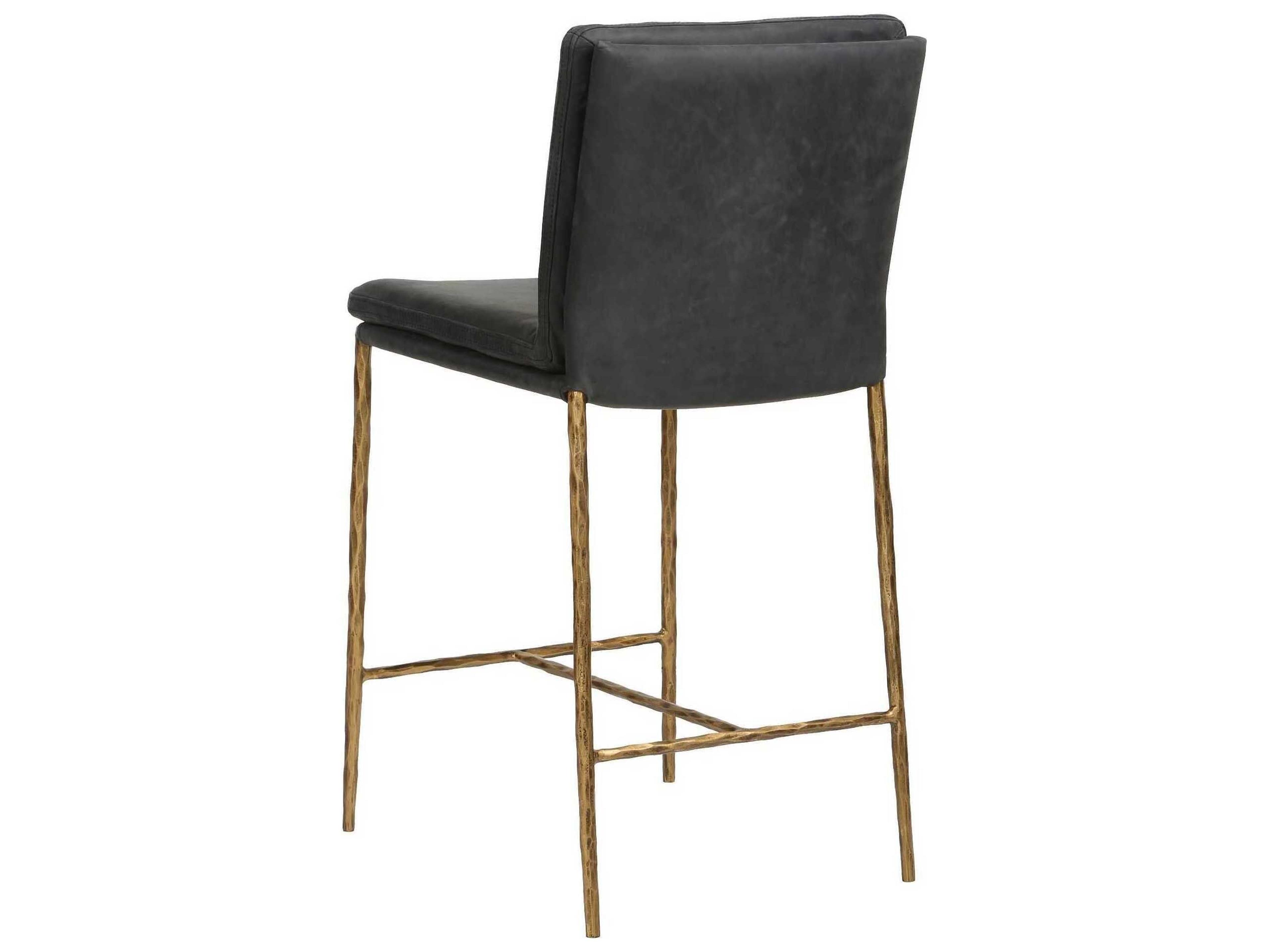 Uttermost Ascend Leather Plywood Counter Stool
