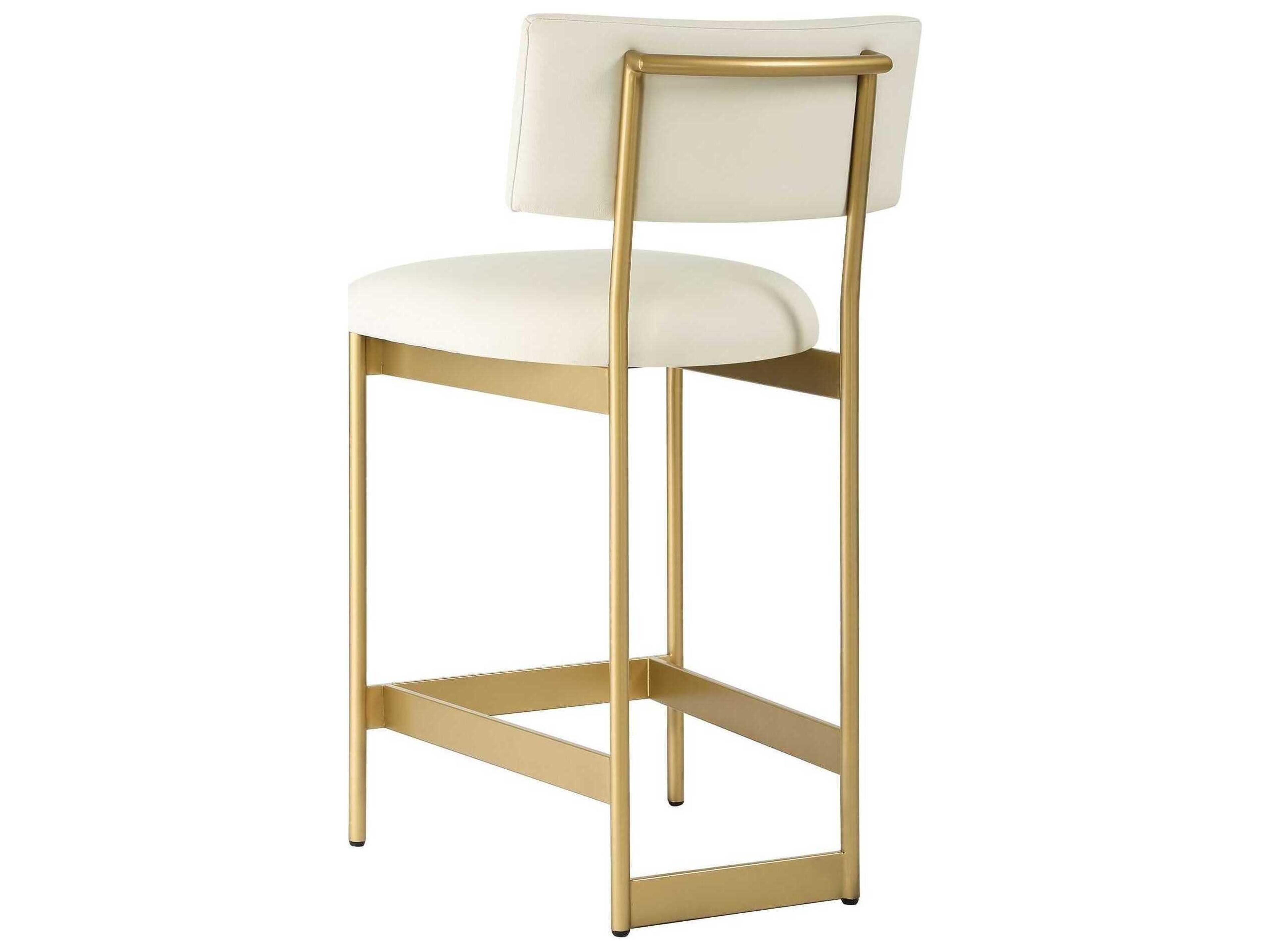 Uttermost Apsley Leather Plywood Counter Stool