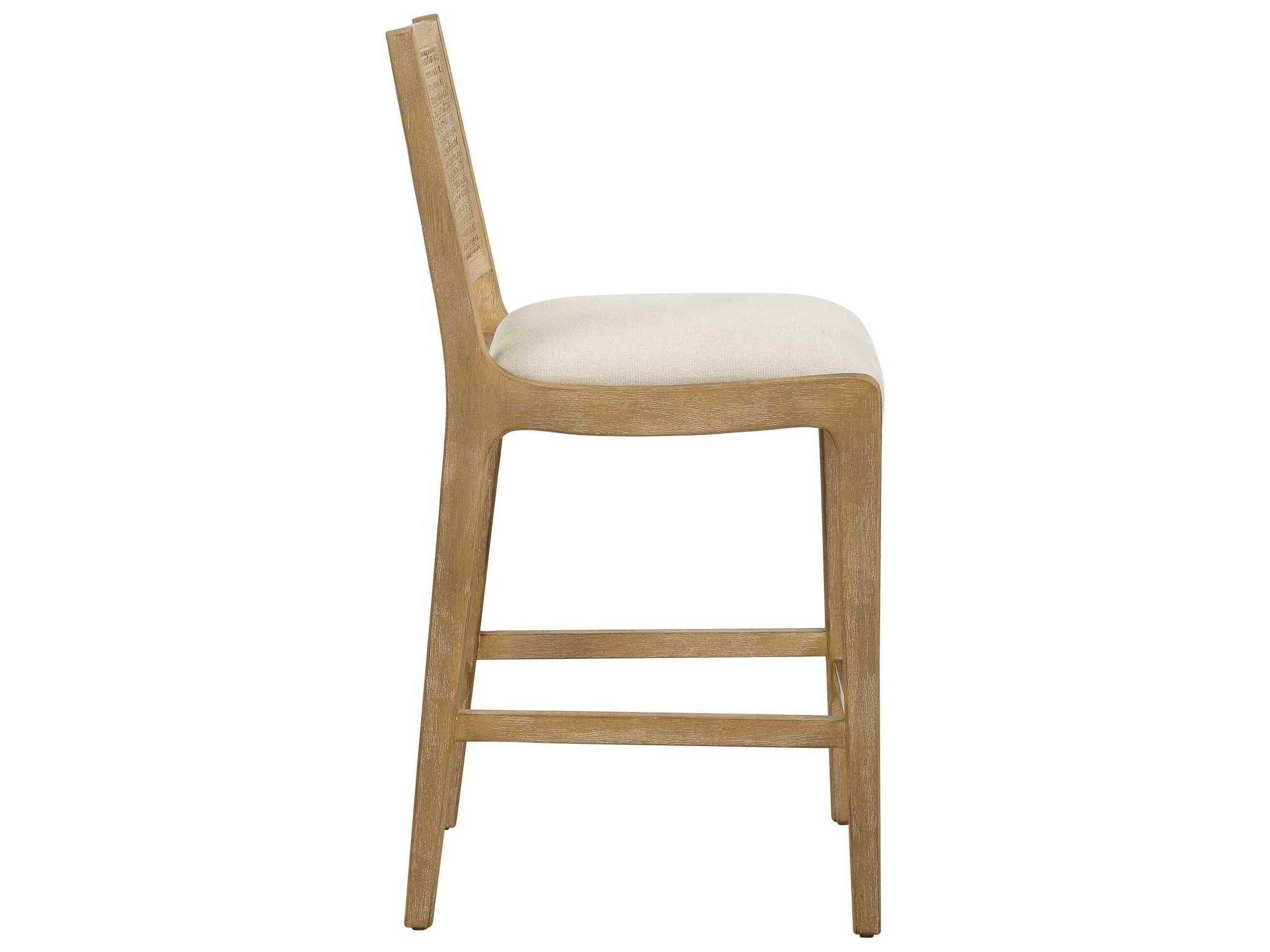 Uttermost Interweave Upholstered Plywood Counter Stool