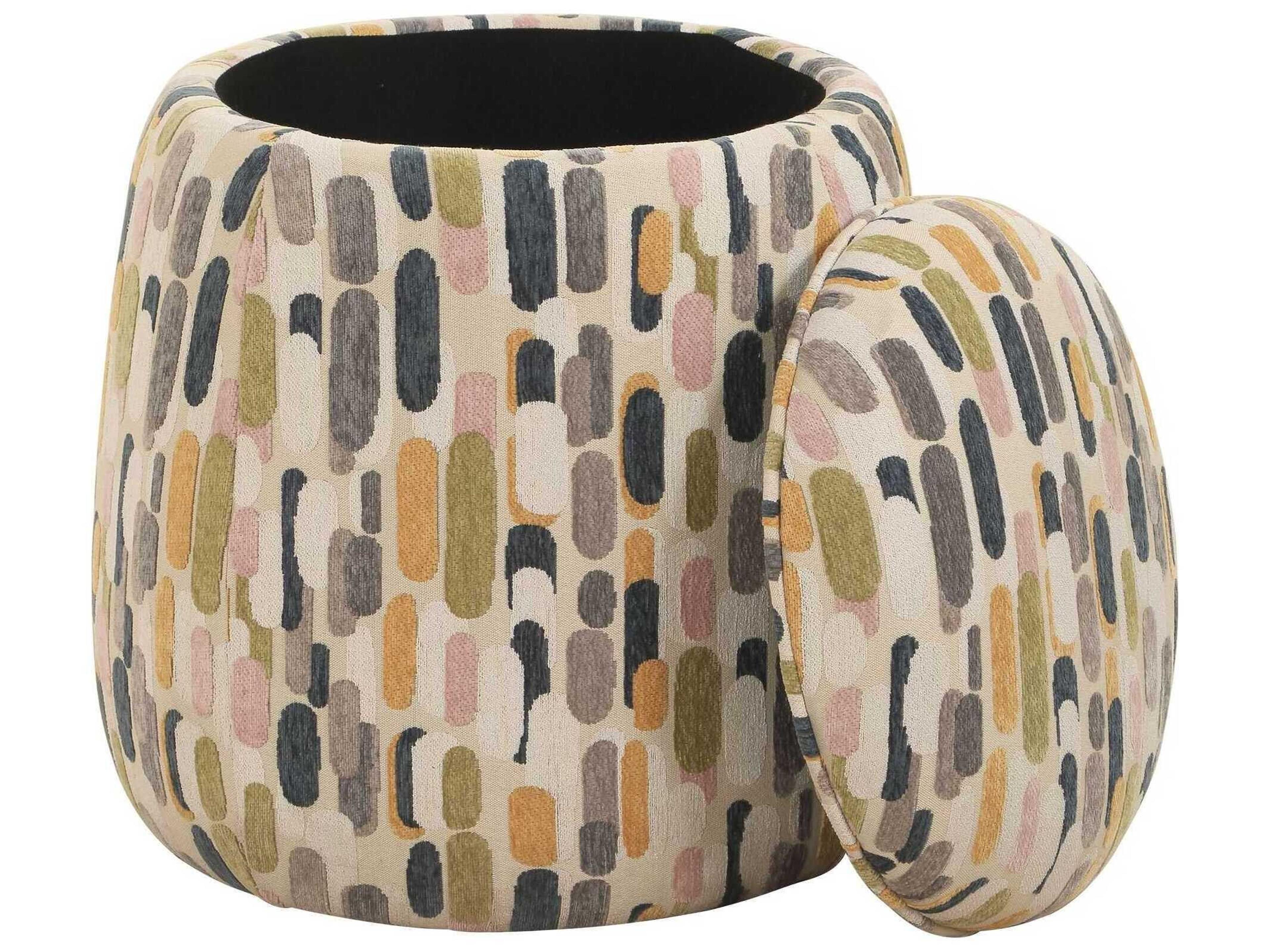 Uttermost Arem Beige Upholstered Ottoman