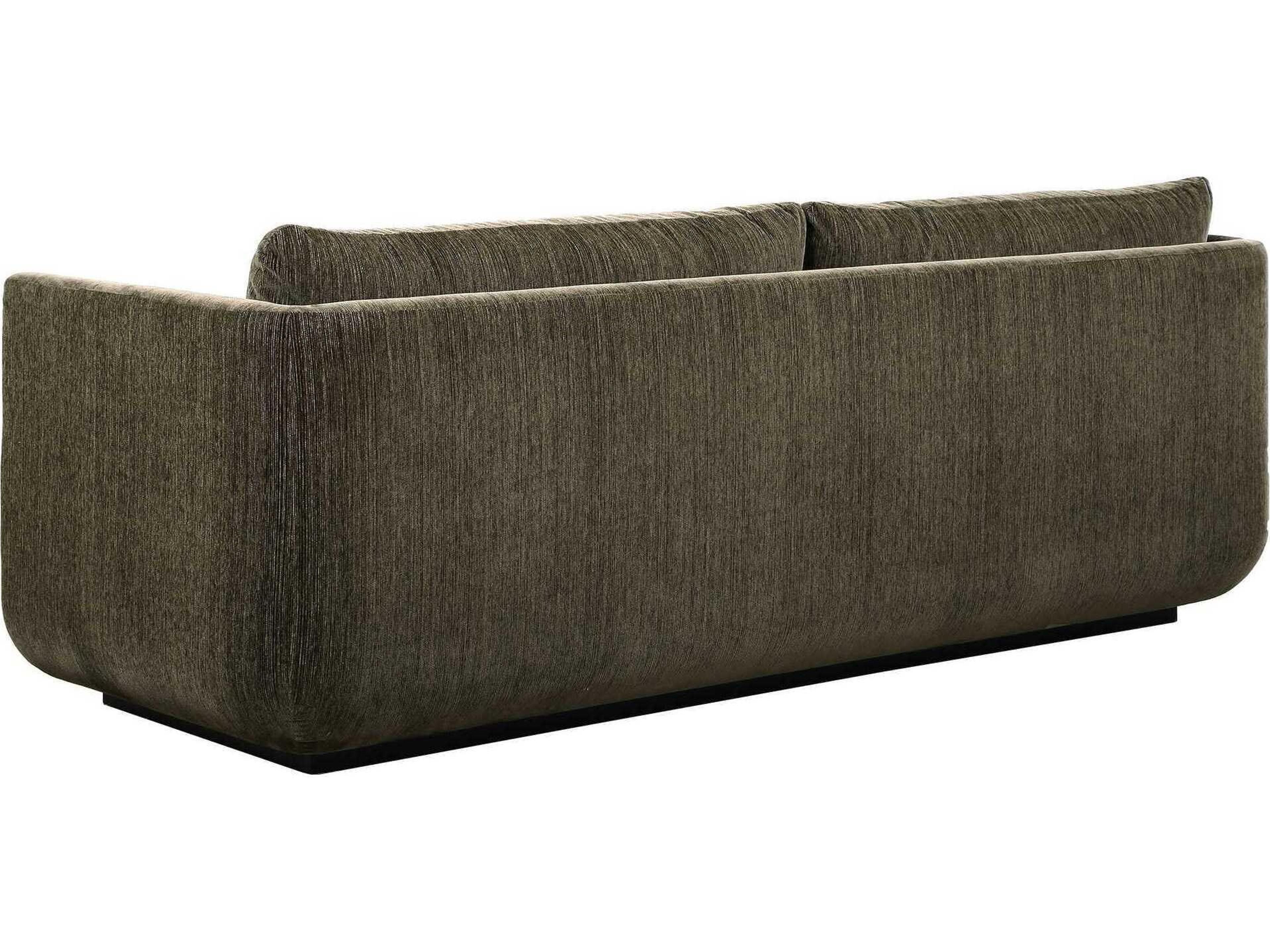 Uttermost Abound Green Upholstered Sofa