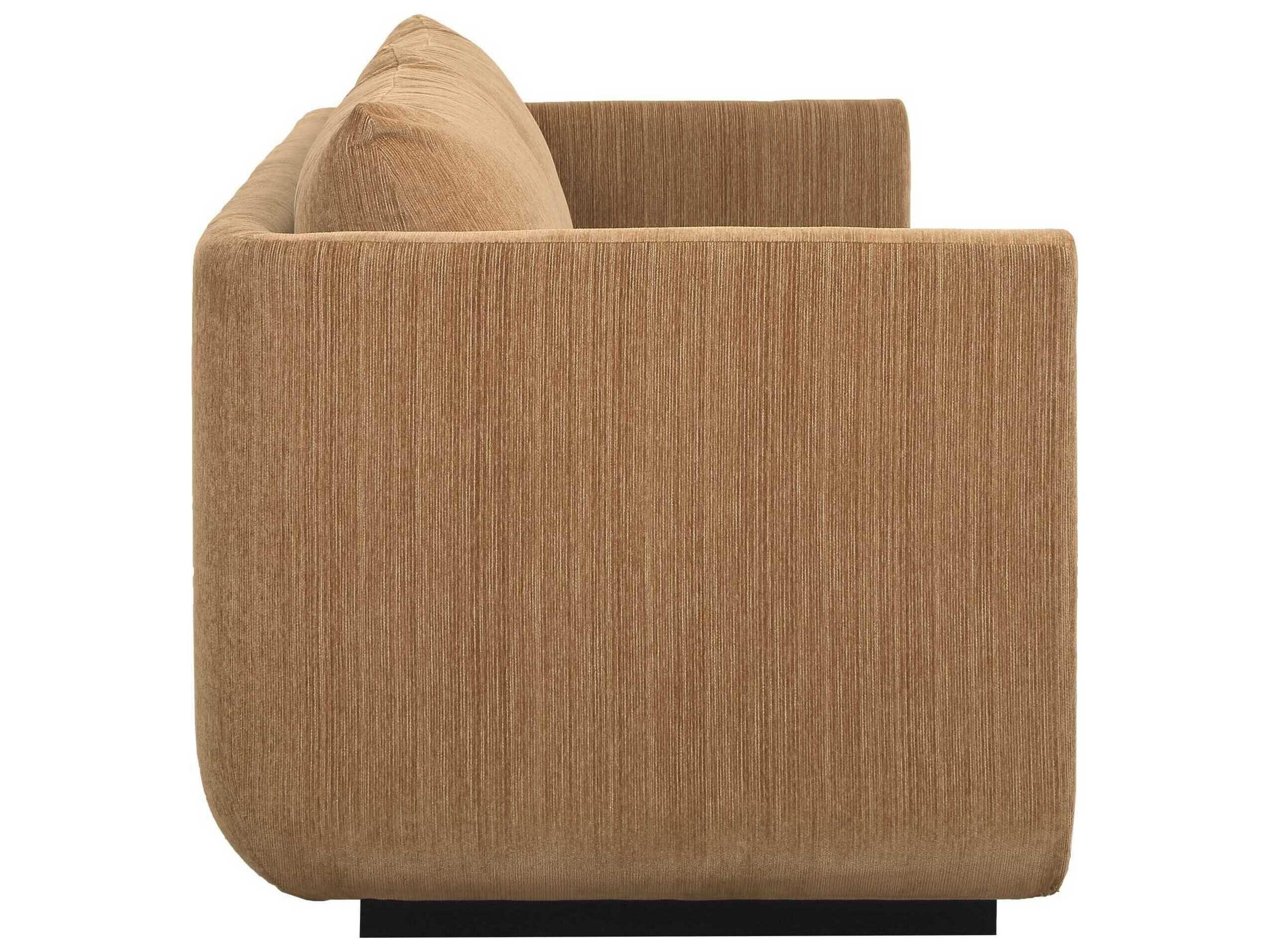 Uttermost Abound Brown Upholstered Sofa