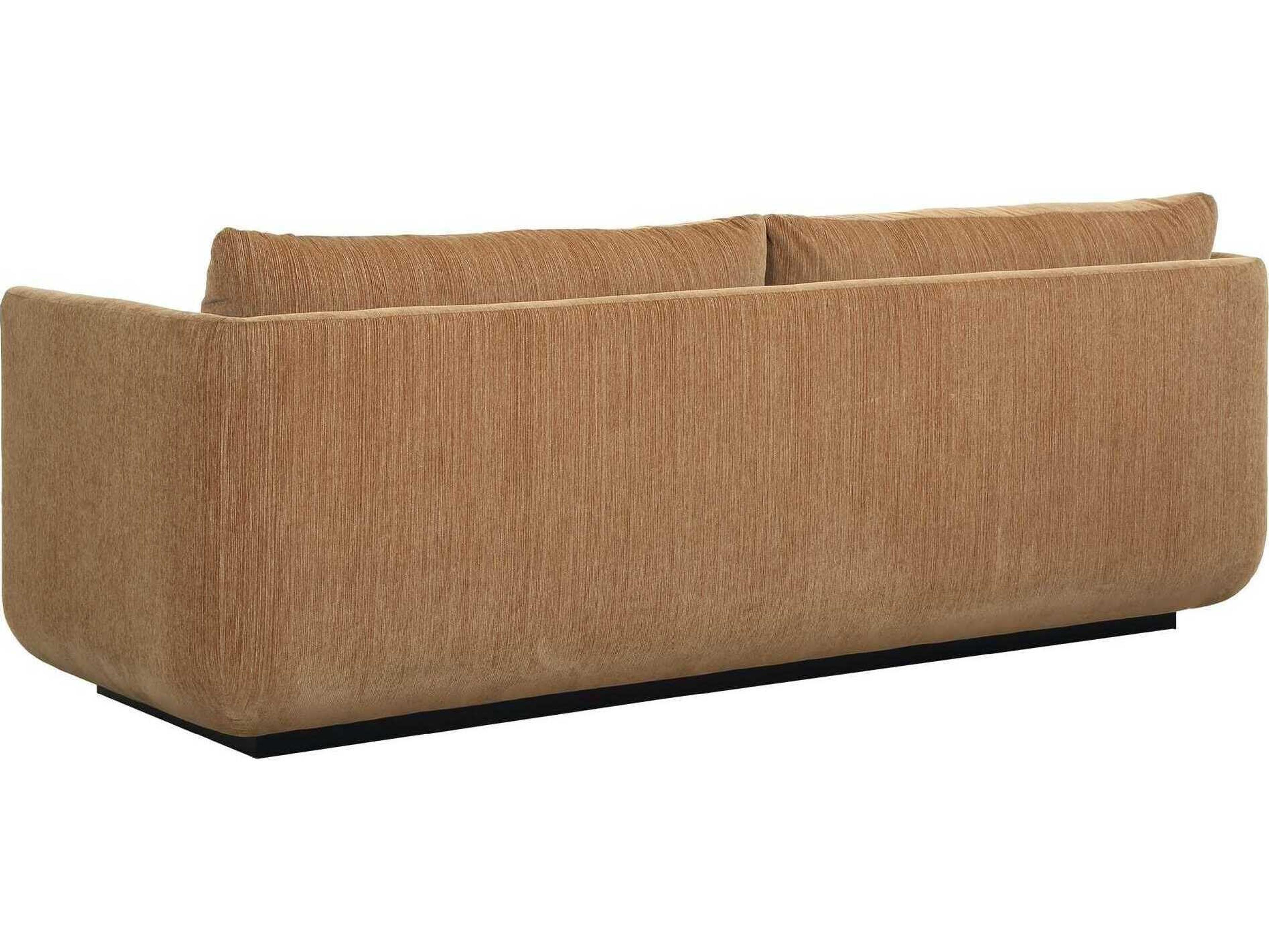 Uttermost Abound Brown Upholstered Sofa