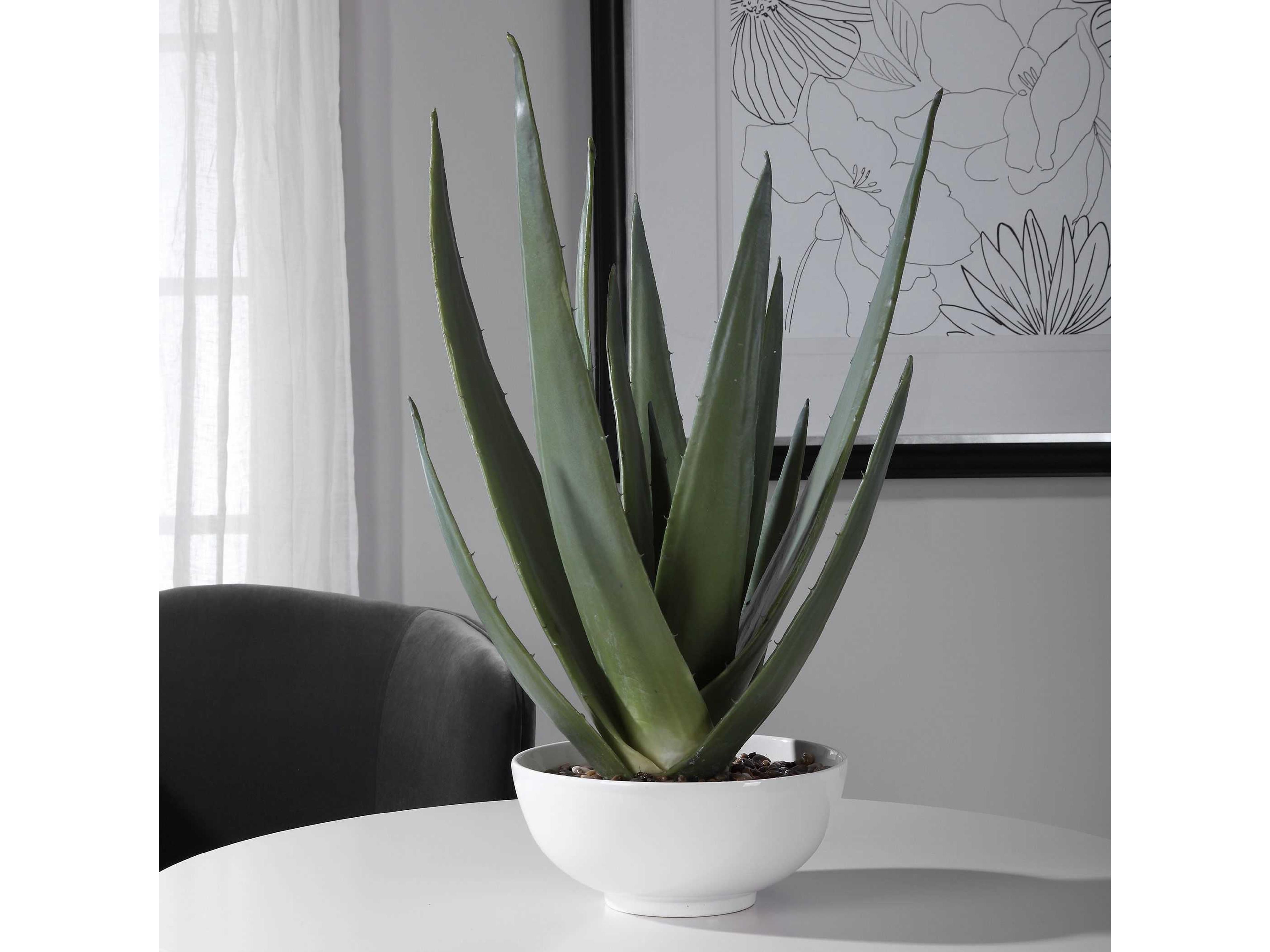 Uttermost Evarado Aloe Planter