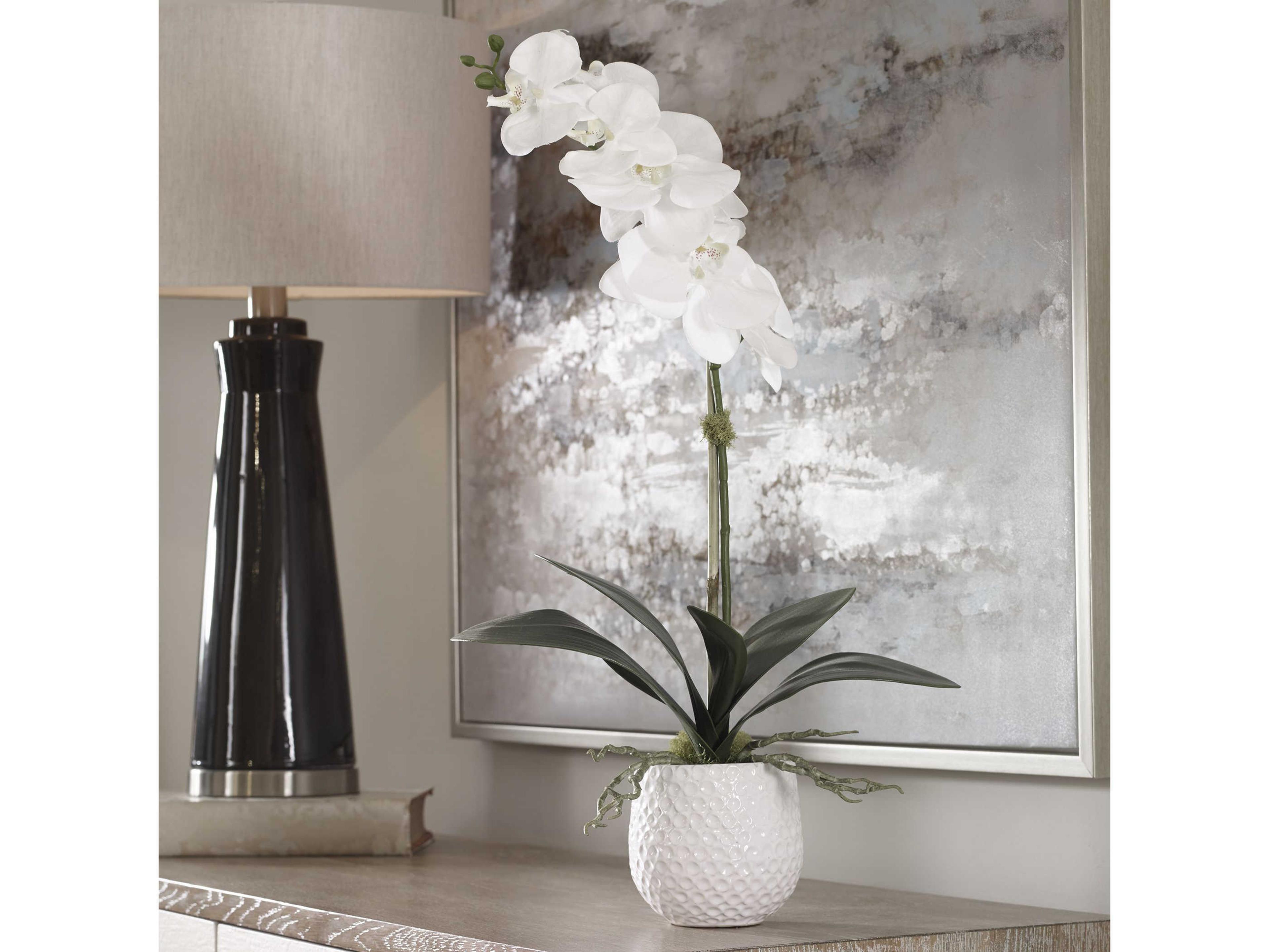 Uttermost Cami White Orchid