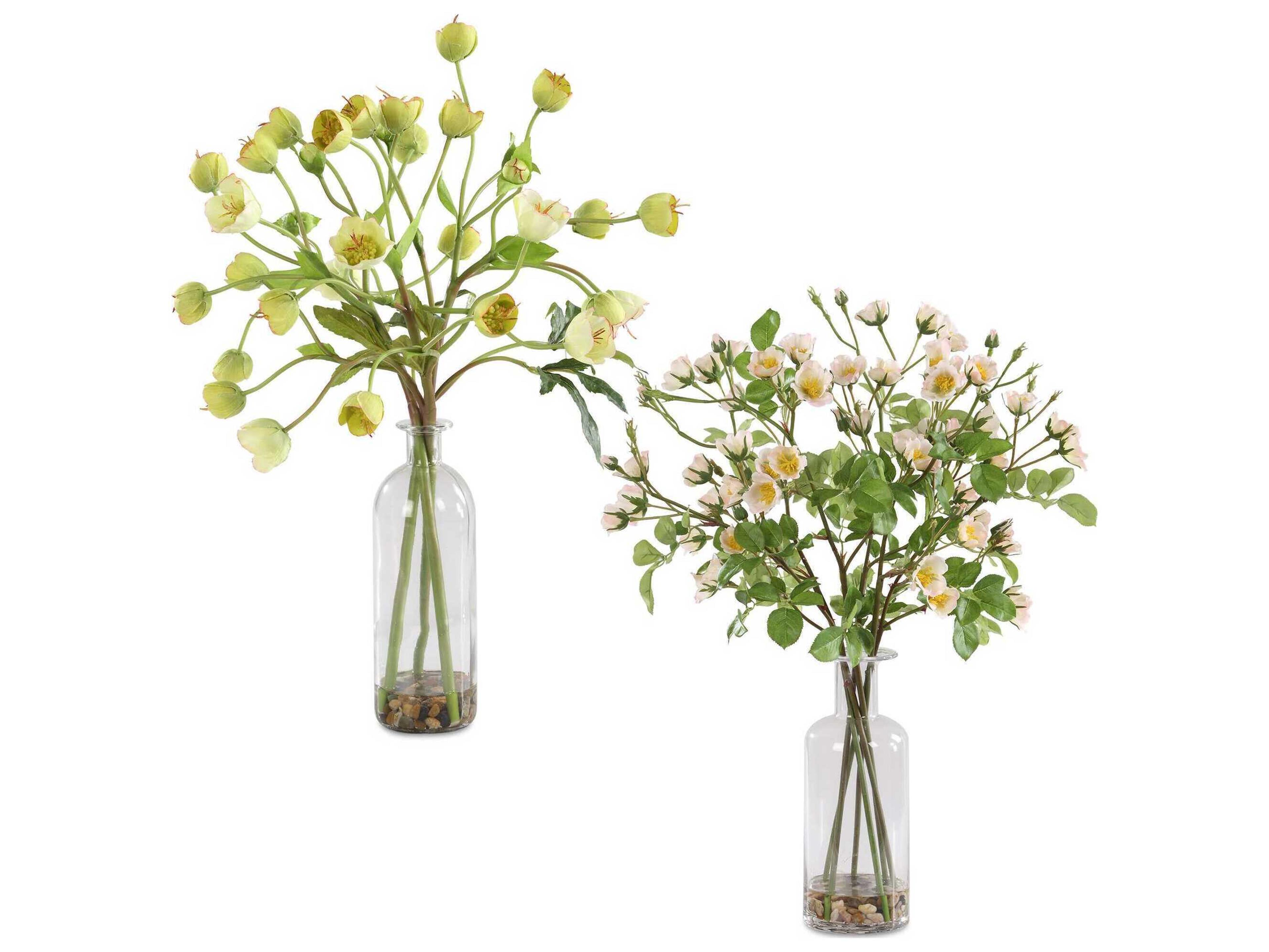 Uttermost Tranquility Lenten Rose Bouquets Set of 2
