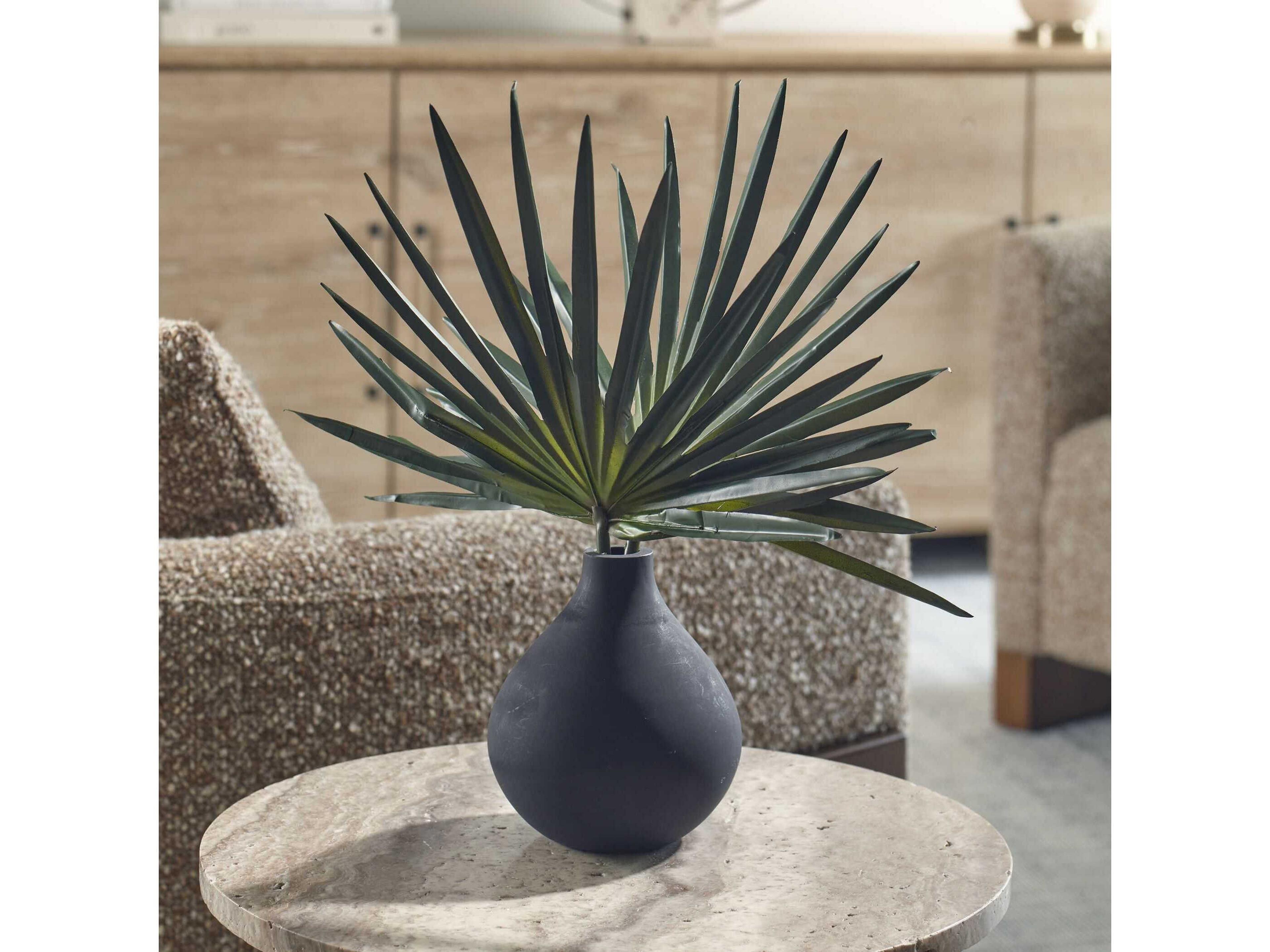 Uttermost Axis Palm Accent & Vase