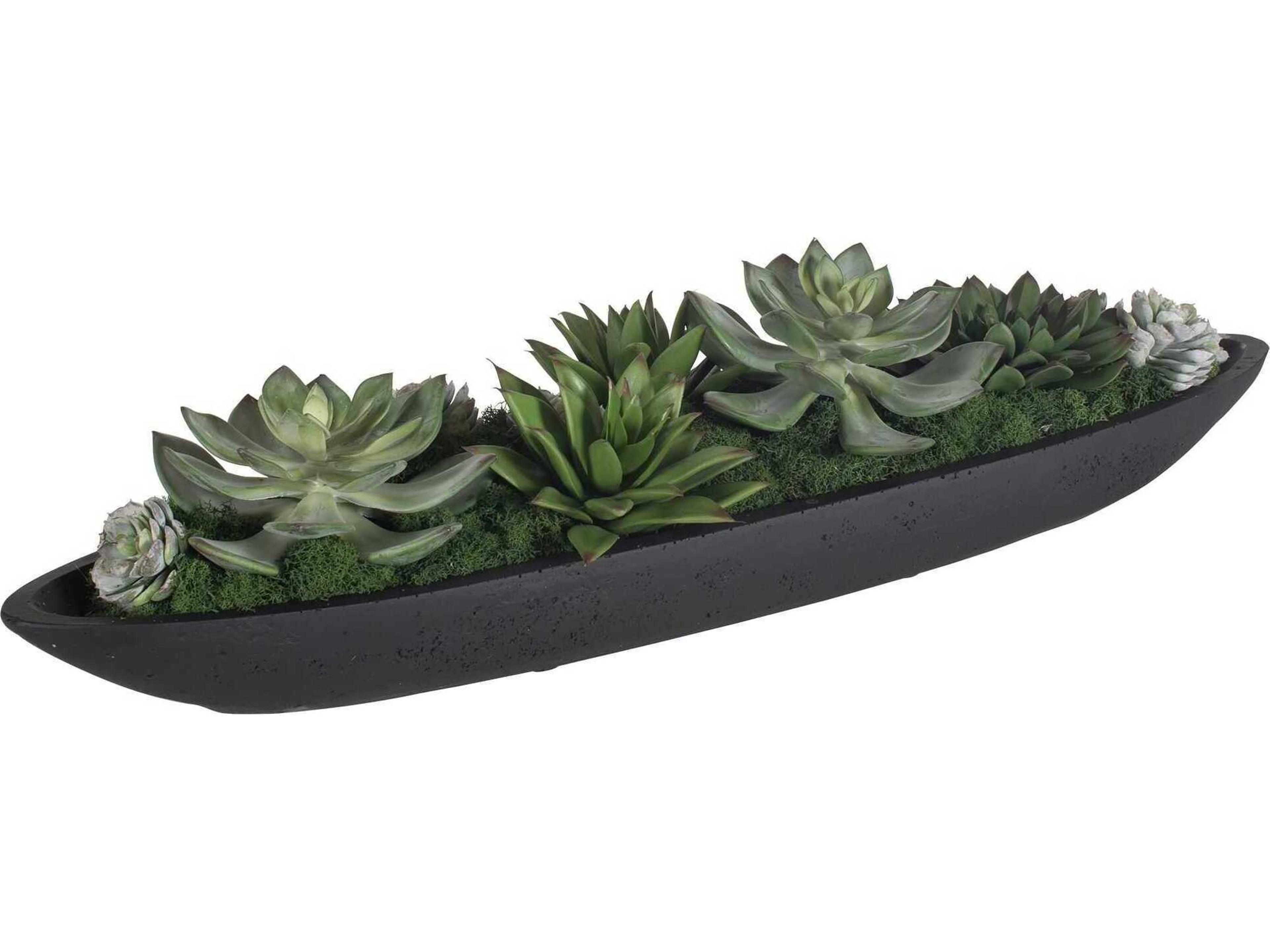 Uttermost Verde Succulent Centerpiece In Bowl