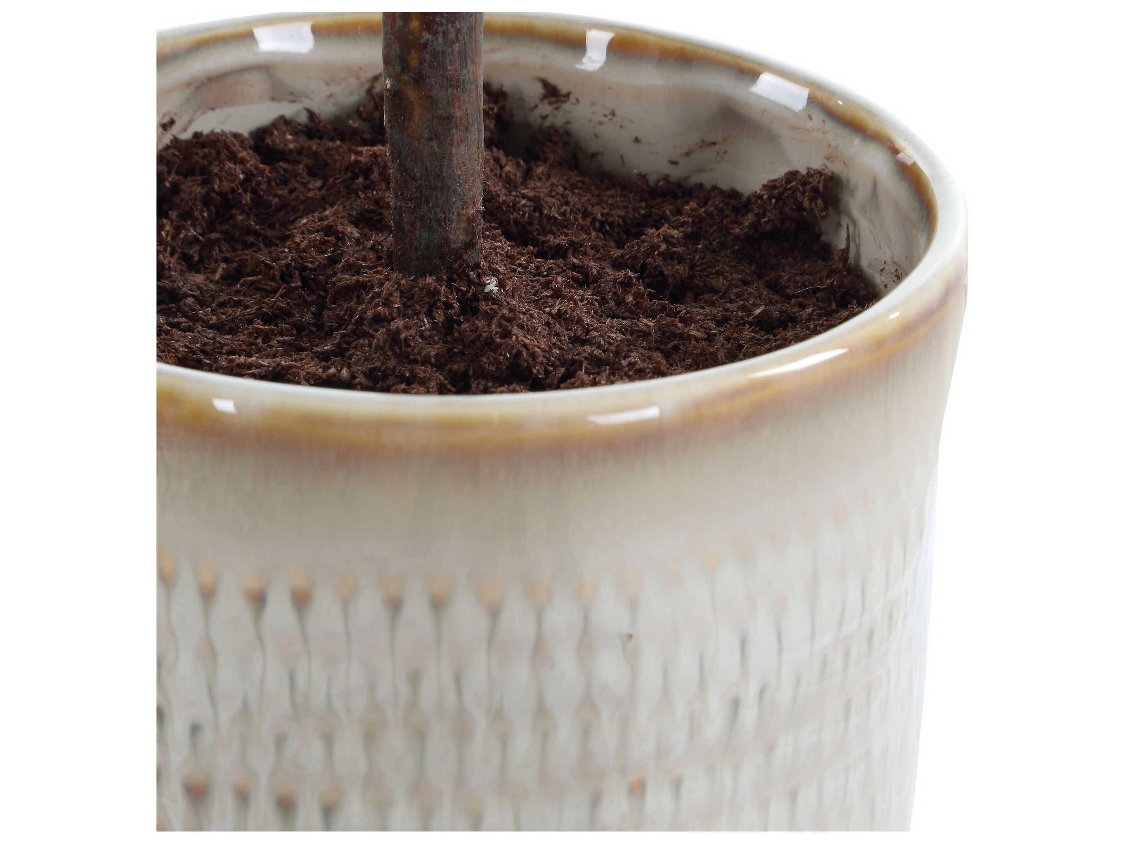 Uttermost Solea Olive Accent & Textured Vase