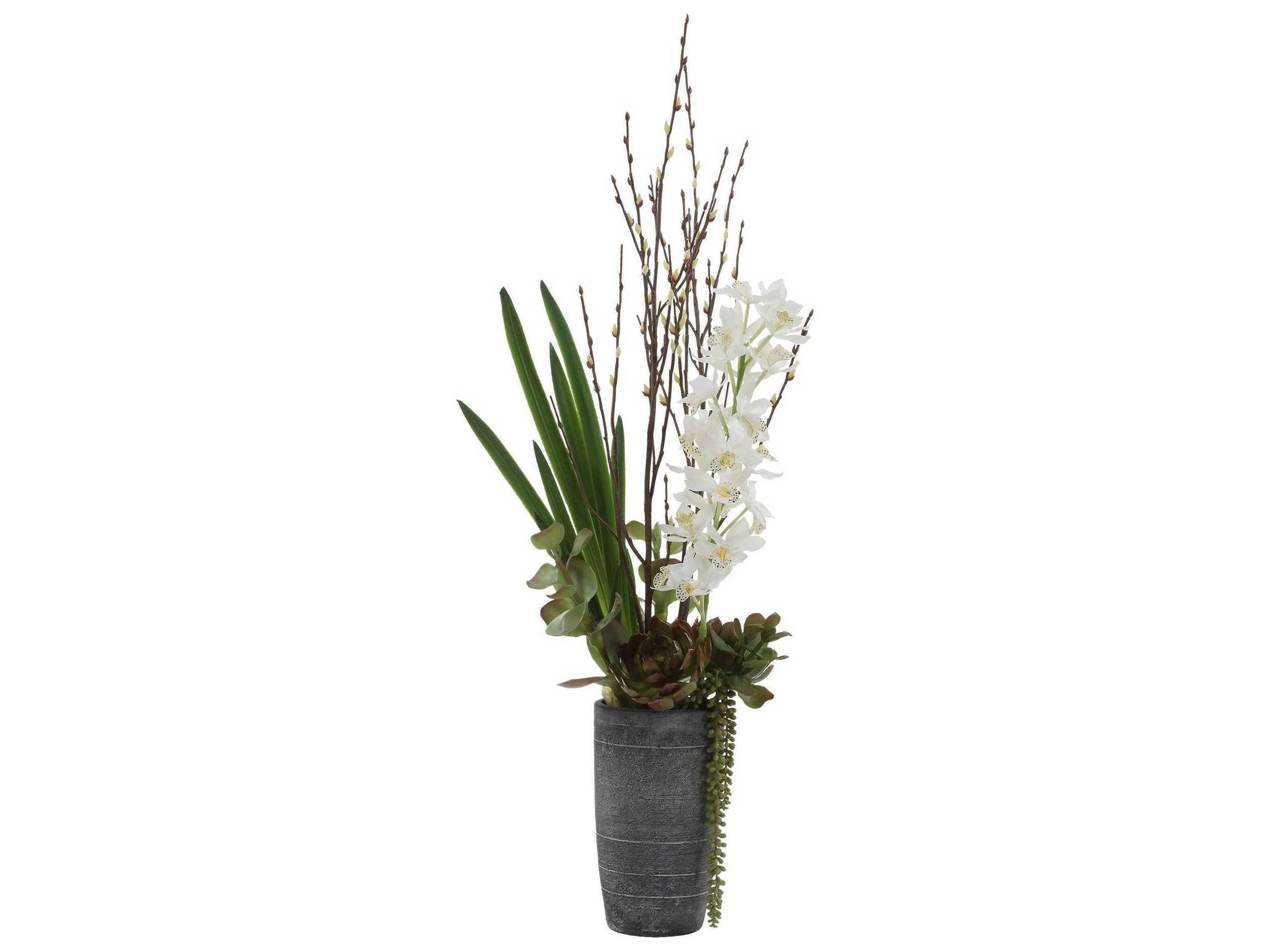 Uttermost Eterna Orchid Centerpiece & Vase