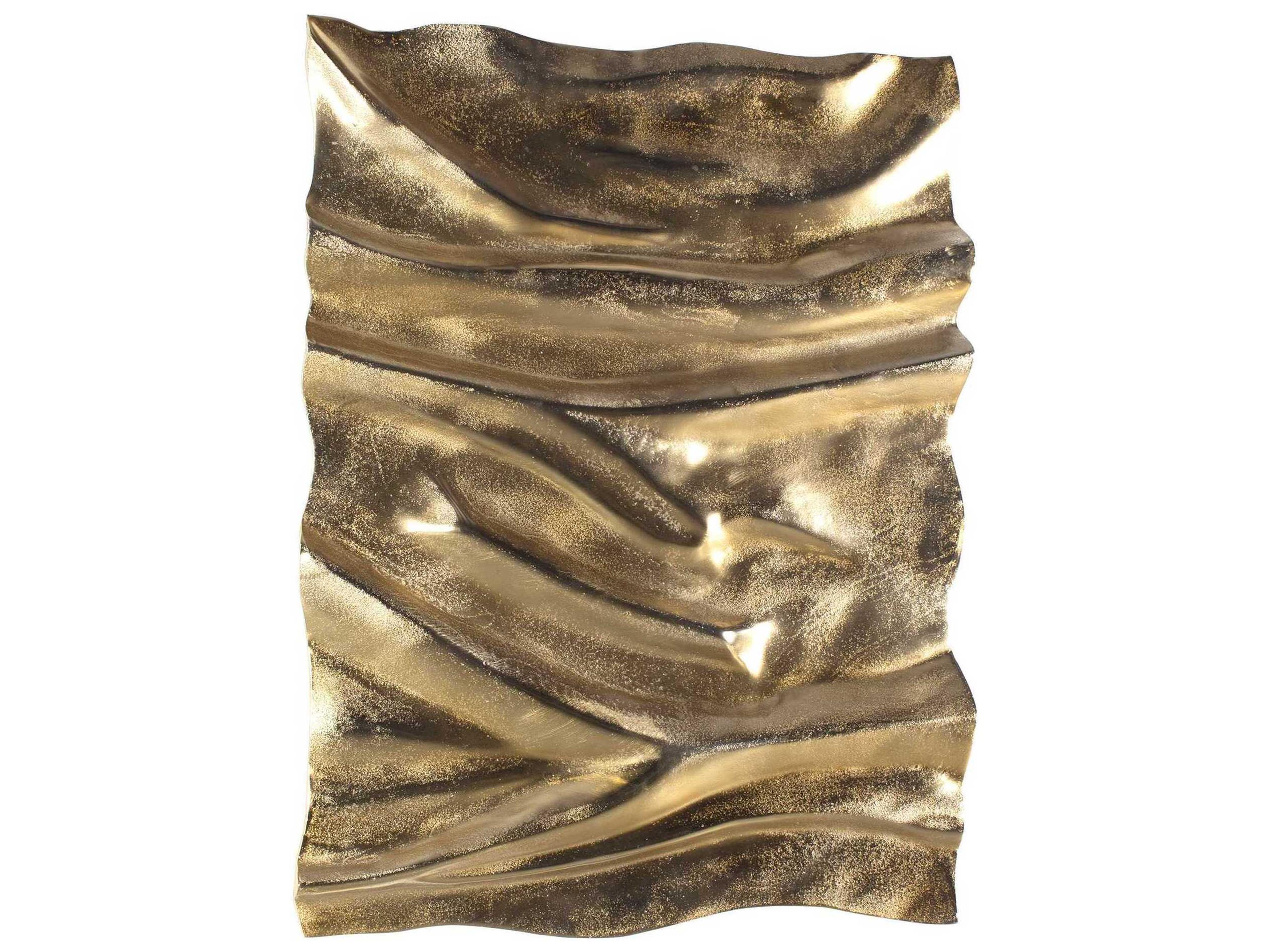 Uttermost Outdoor Undulate Outdoor Gold Wall Panel