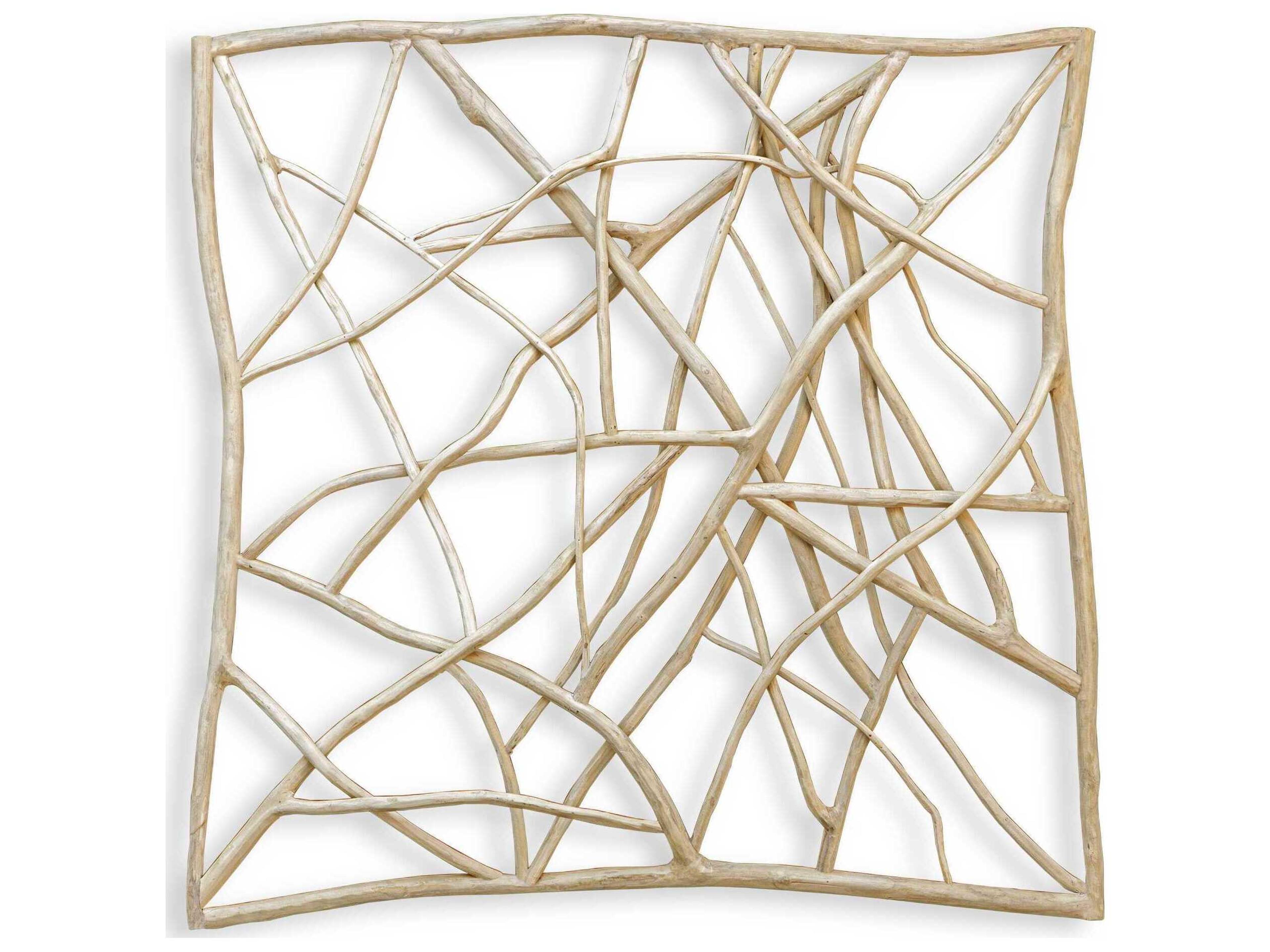 Tangled Up Outdoor Teak Wall Decor