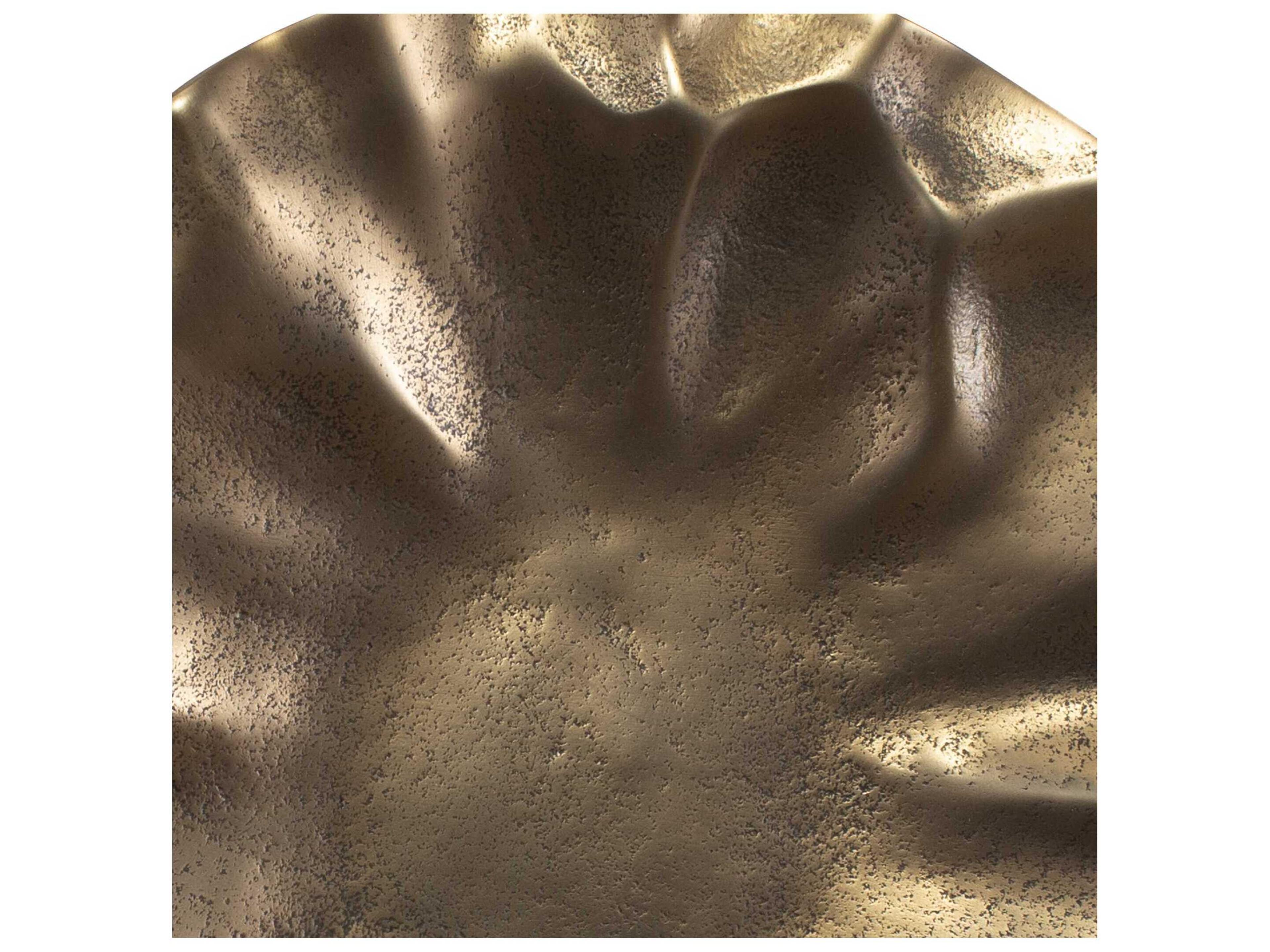 Uttermost Outdoor Peonia Outdoor Gold Wall Art Set of 3