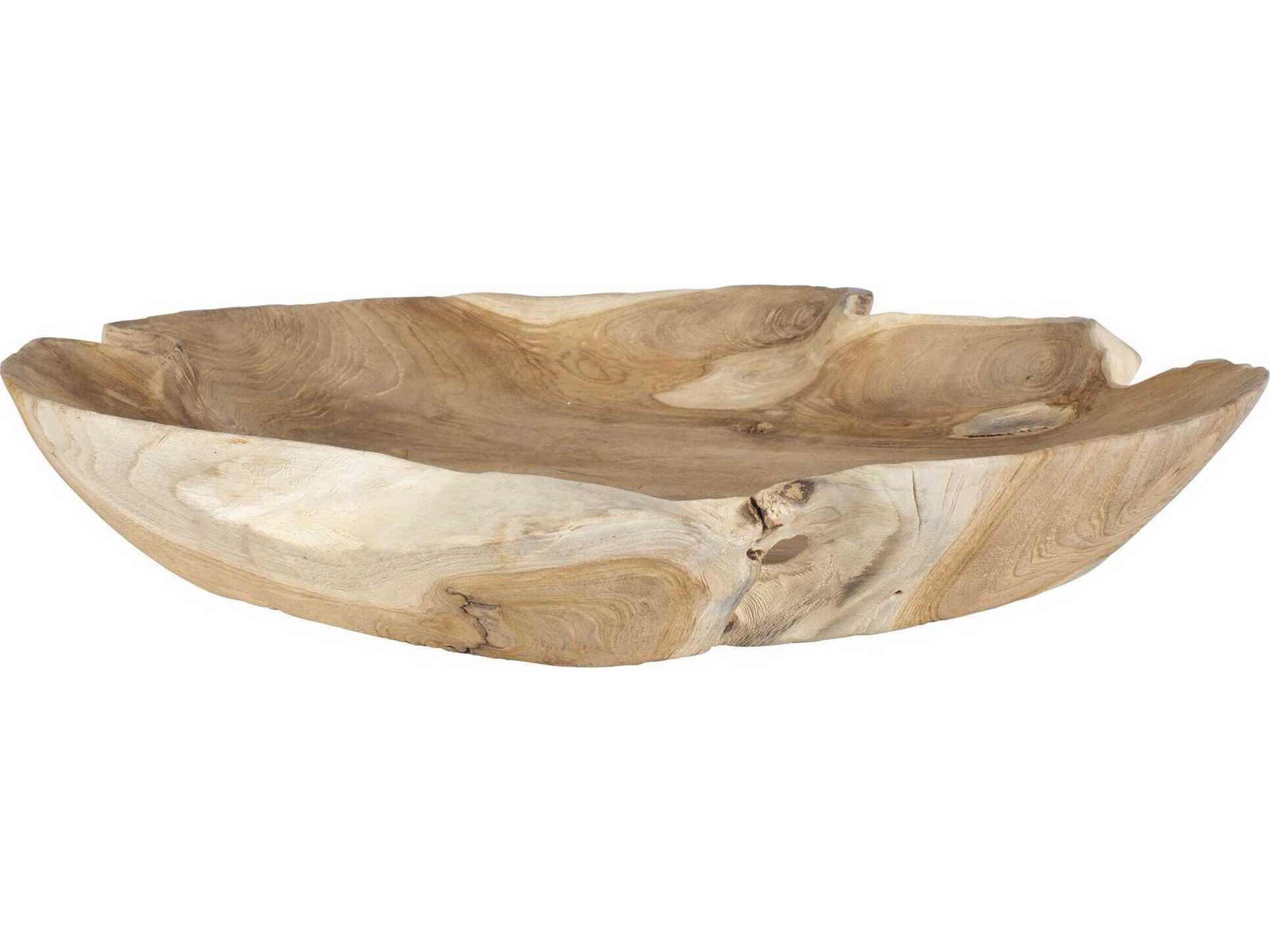 Uttermost Outdoor Organic Embrace Outdoor Teak Bowl