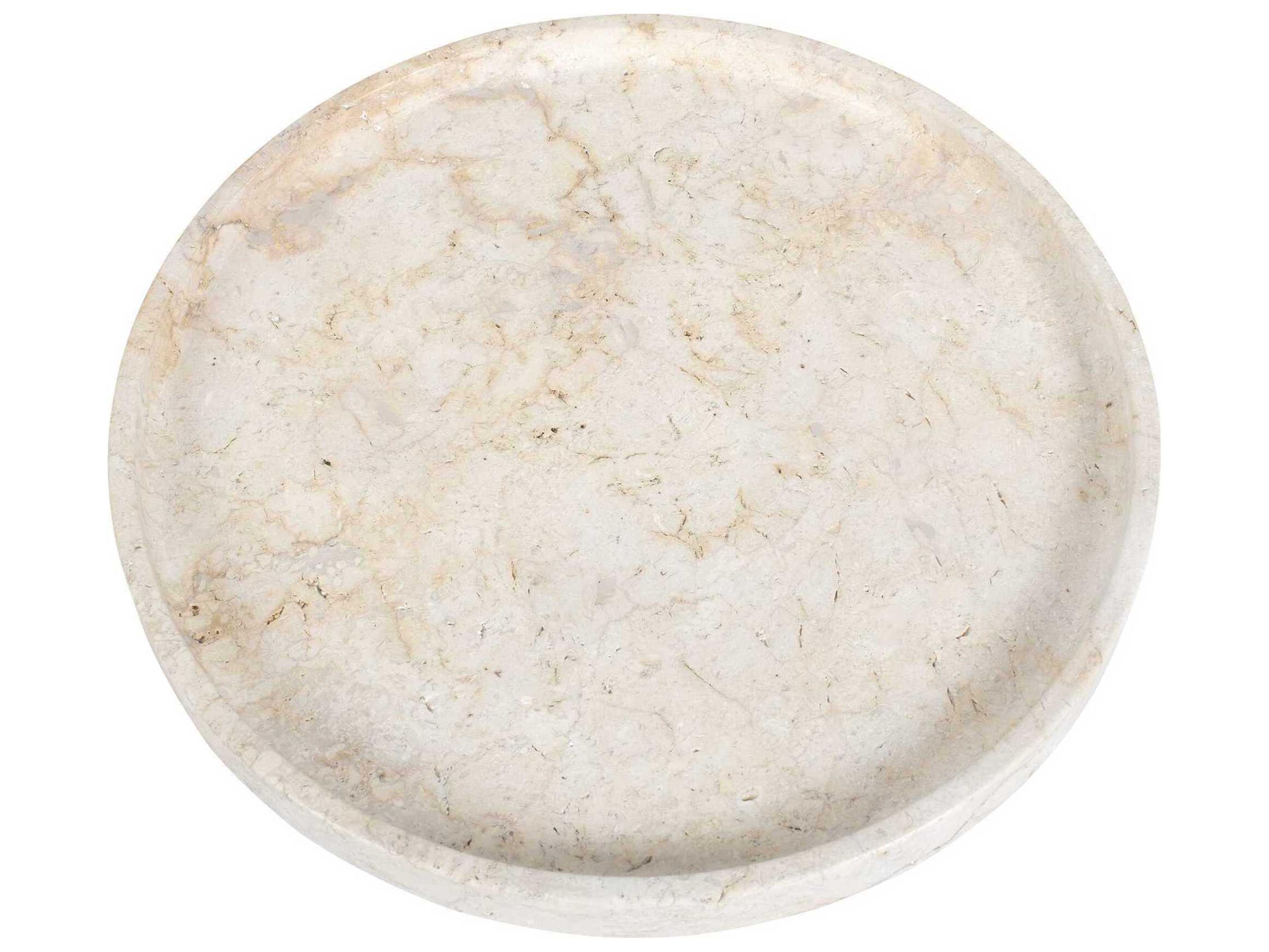 Uttermost Outdoor Travessa Outdoor Round Stone Tray