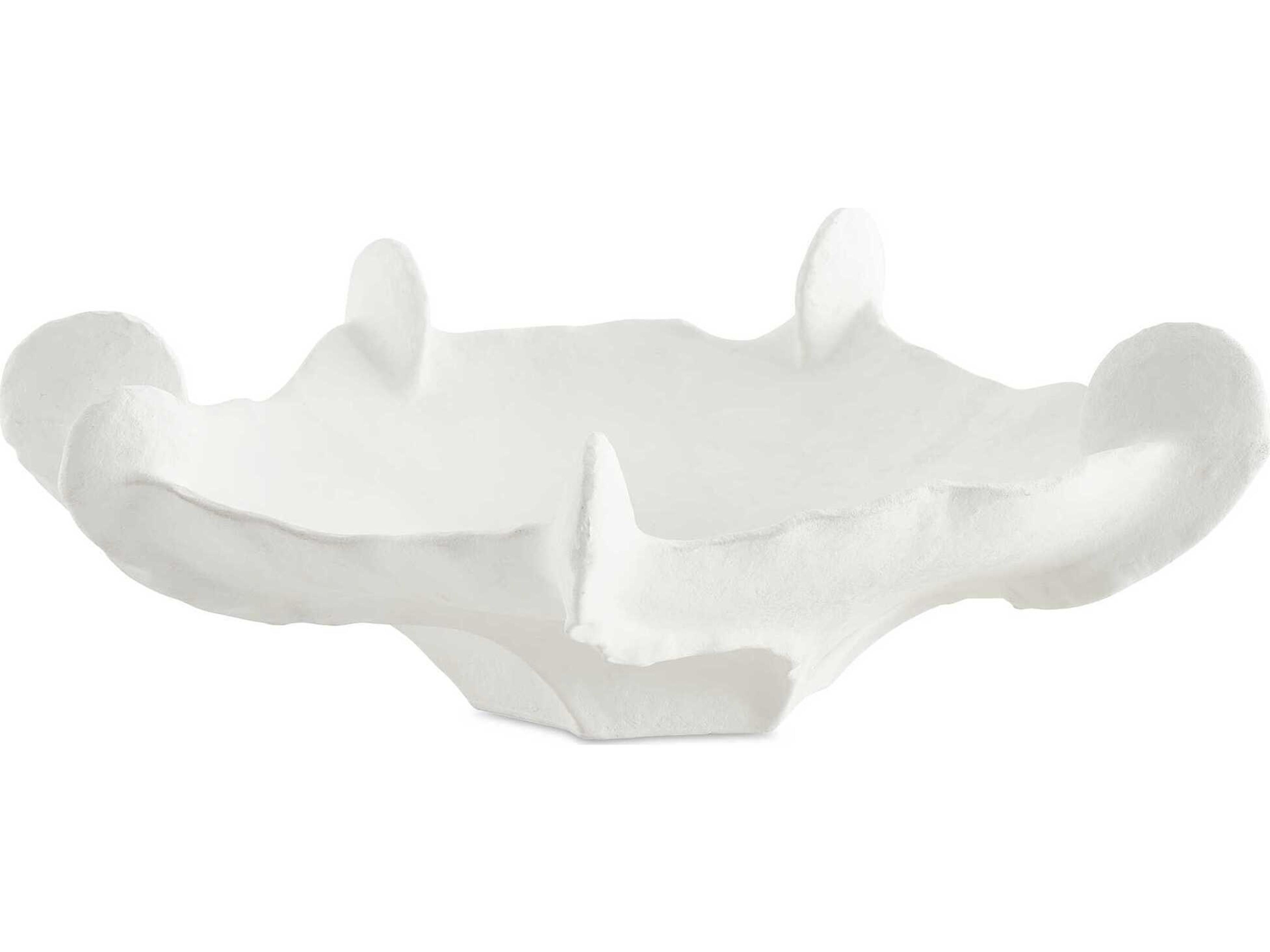 Coral Mirage White Outdoor Bowl