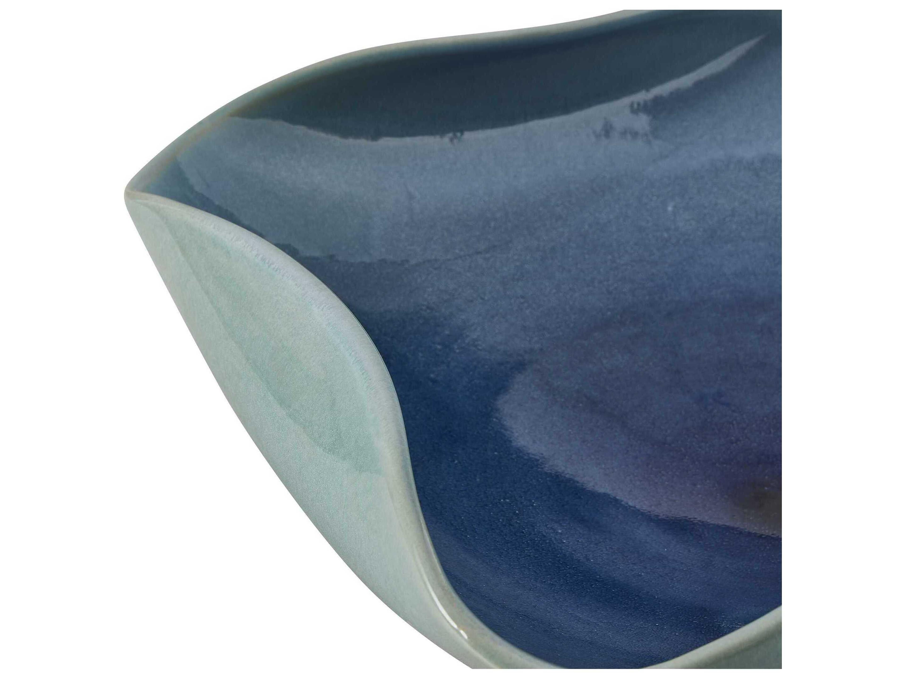 Uttermost Outdoor Blue Lagoon Outdoor Bowl