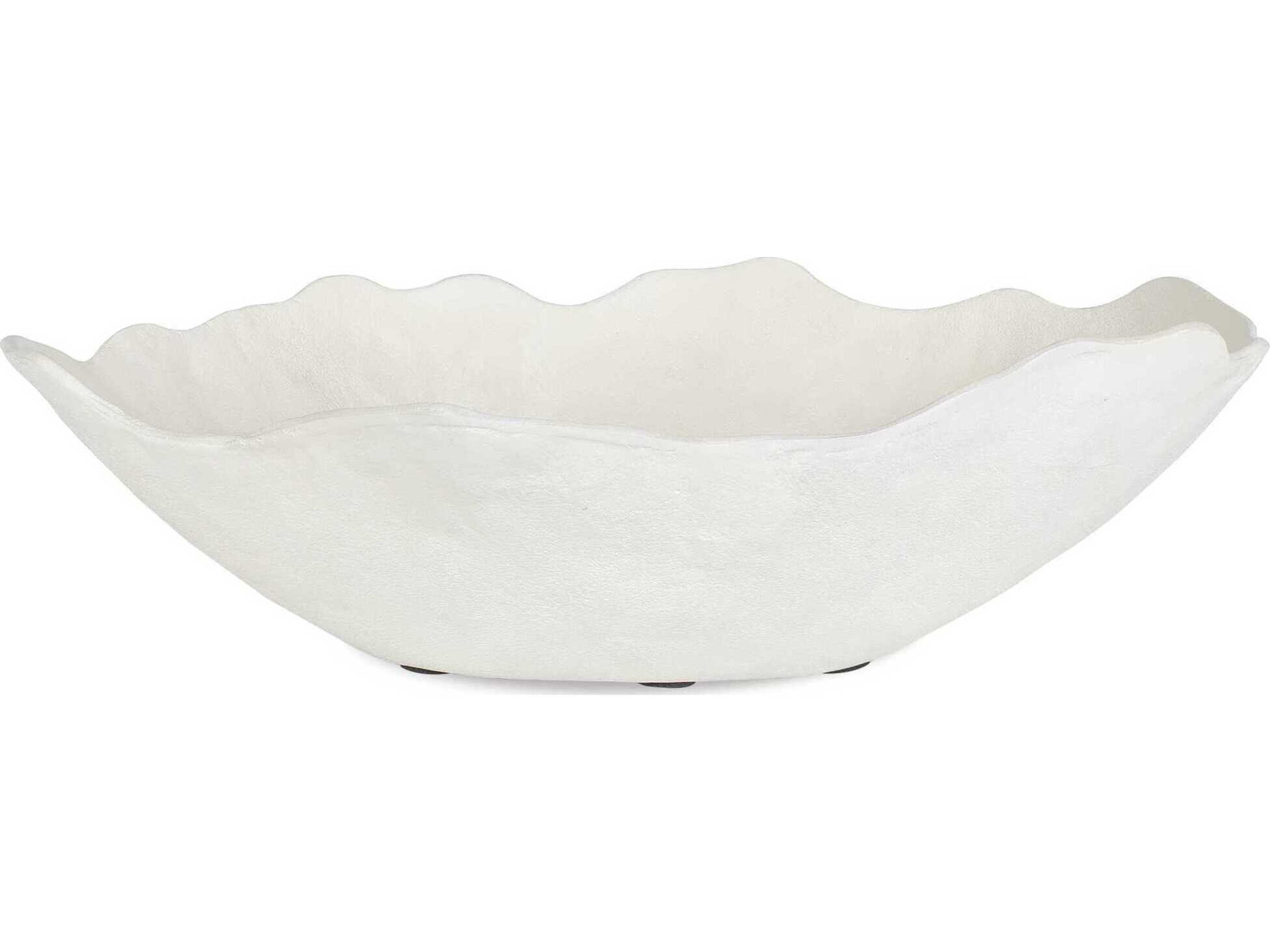 Obscura Warm White Outdoor Bowl