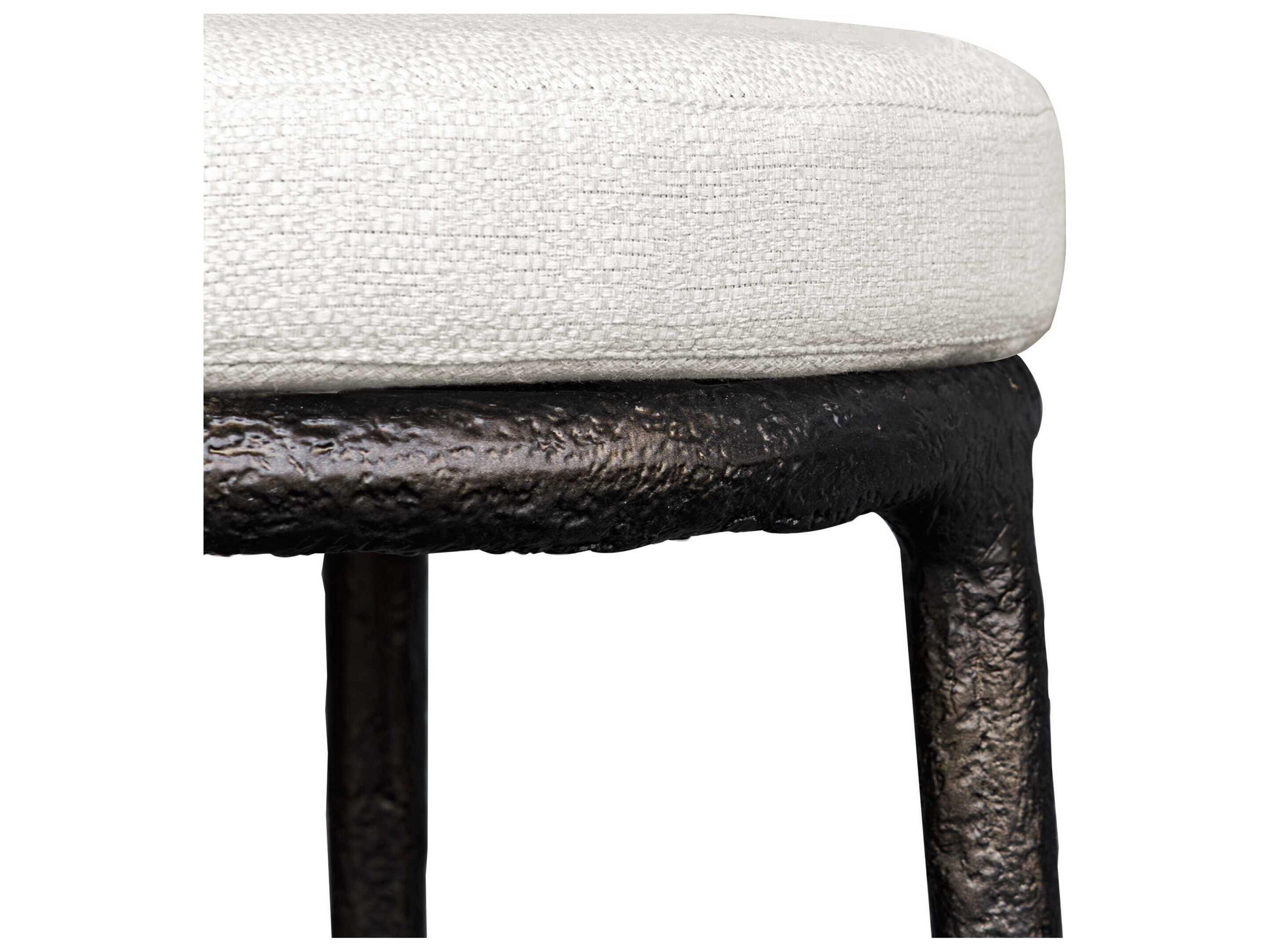 Uttermost Outdoor Thayer Java Aluminum Cushion Counter Stool