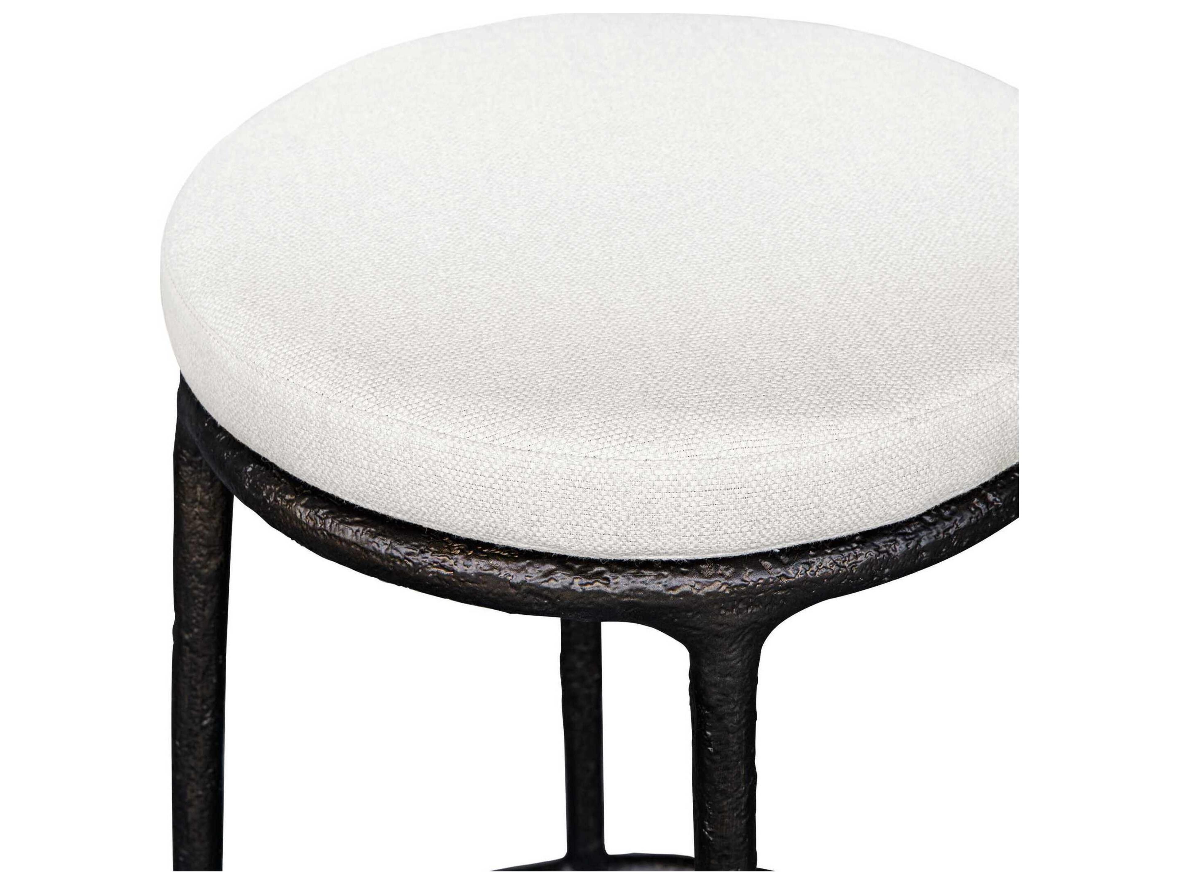 Uttermost Outdoor Thayer Java Aluminum Cushion Counter Stool