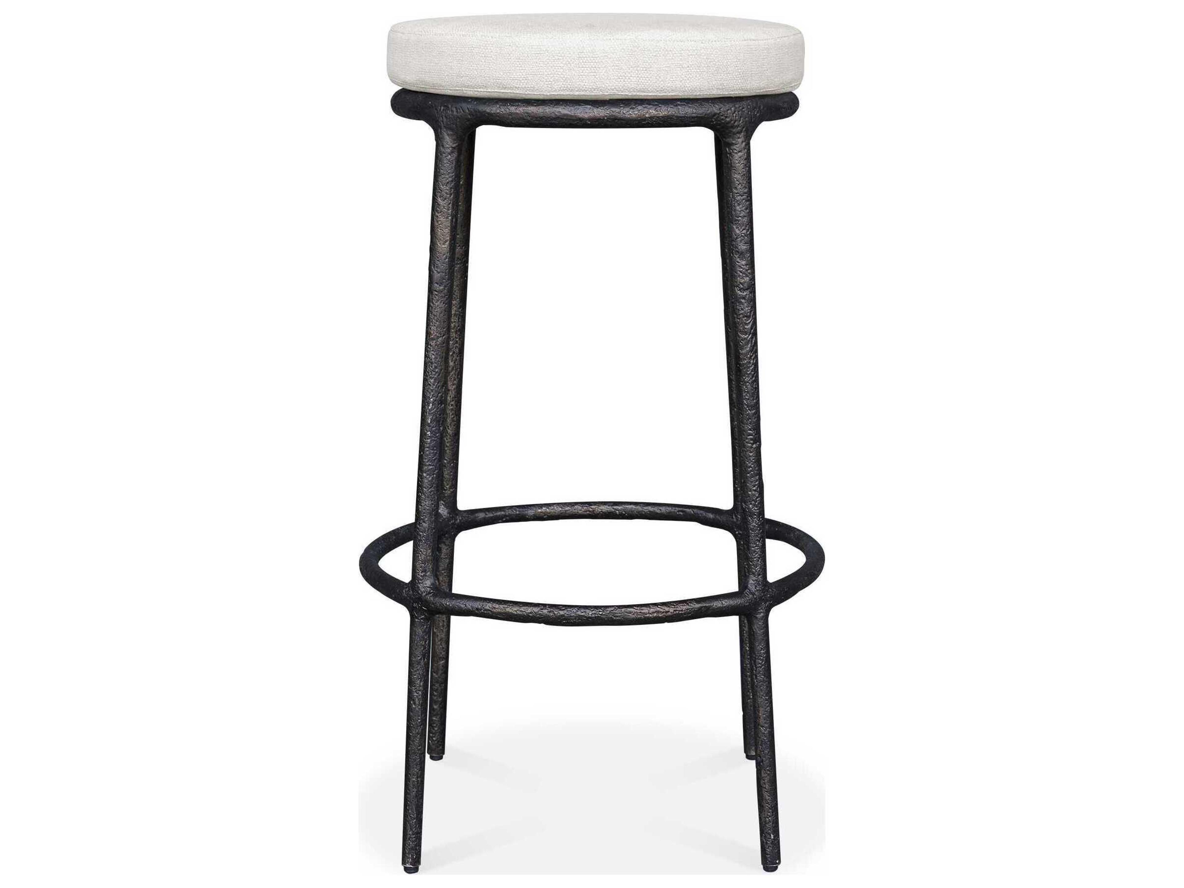 Uttermost Outdoor Thayer Java Aluminum Cushion Bar Stool