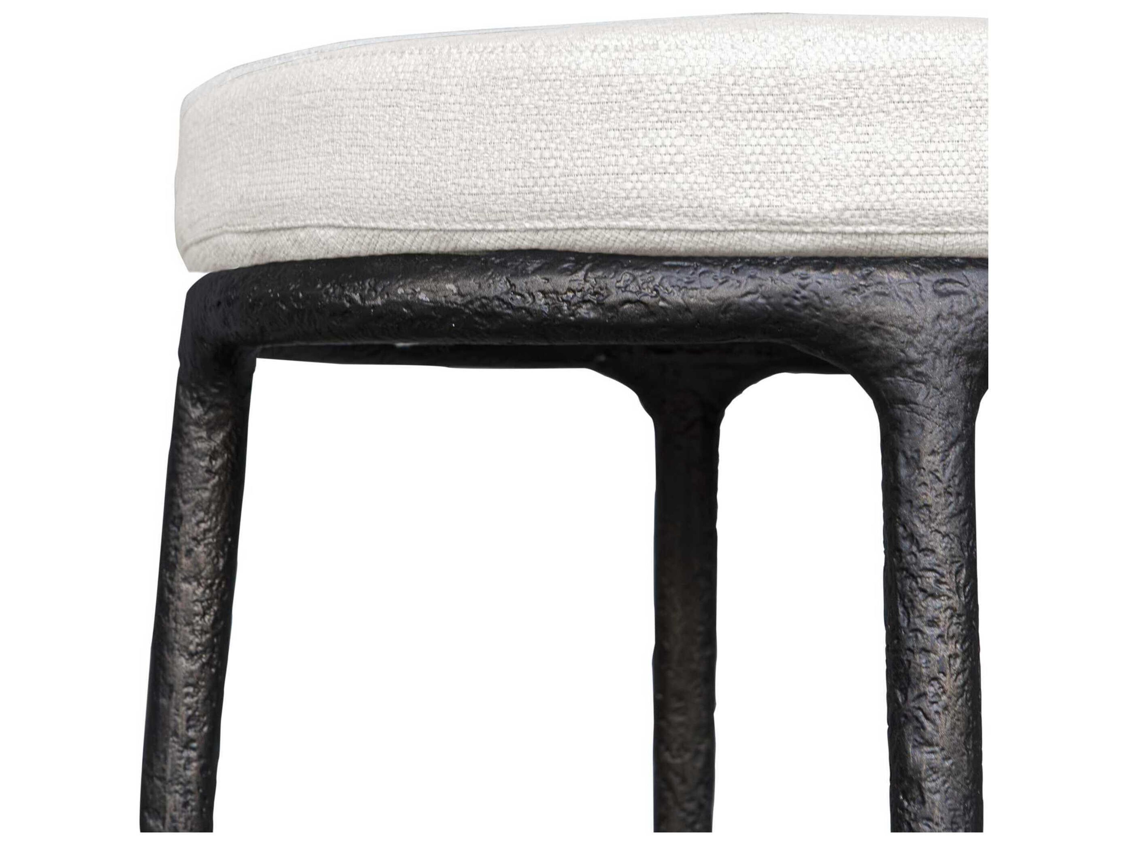 Uttermost Outdoor Thayer Java Aluminum Cushion Bar Stool