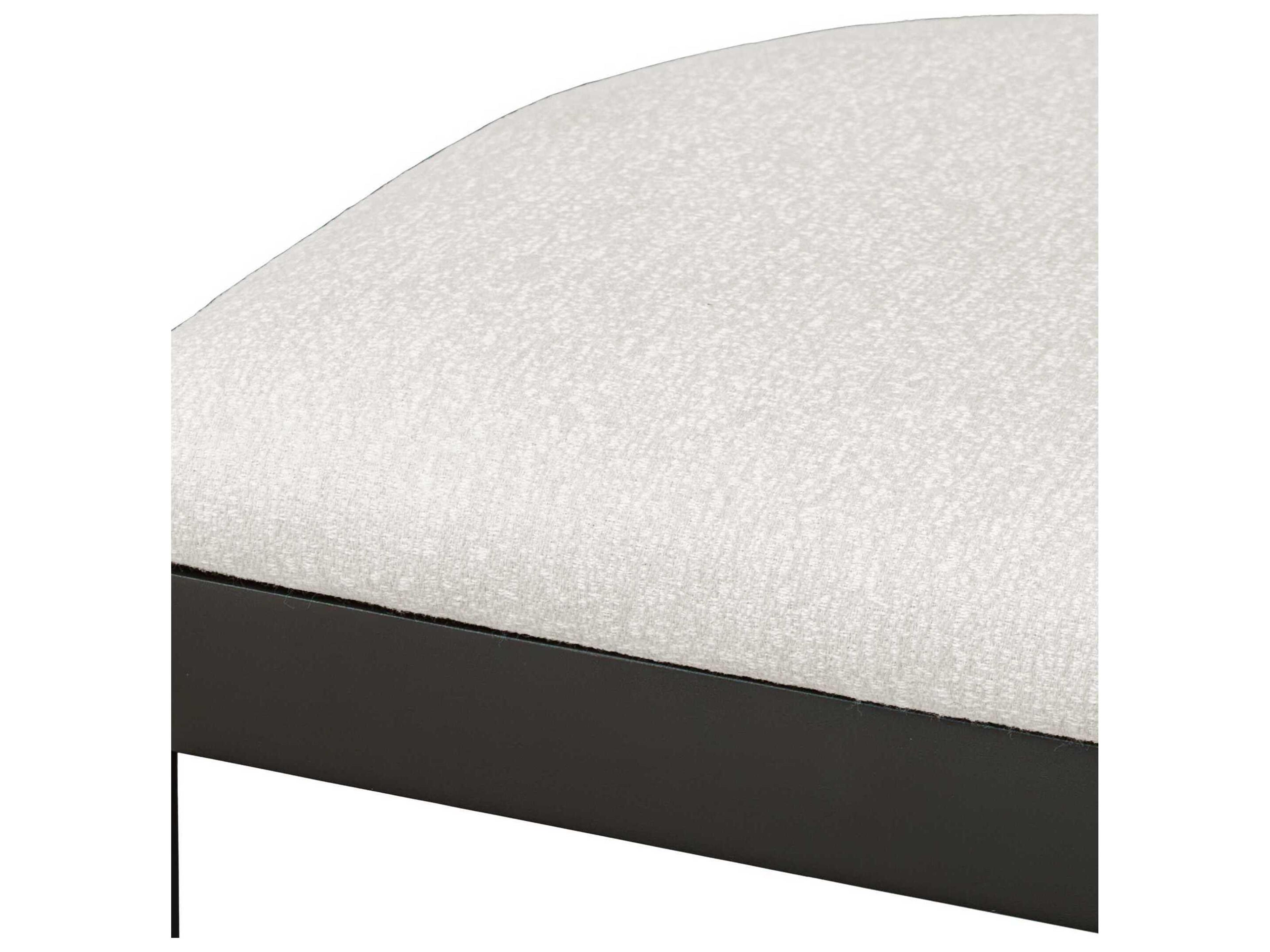 Uttermost Outdoor Maude Java Black Taupe Gray Steel Cushion Counter Stool