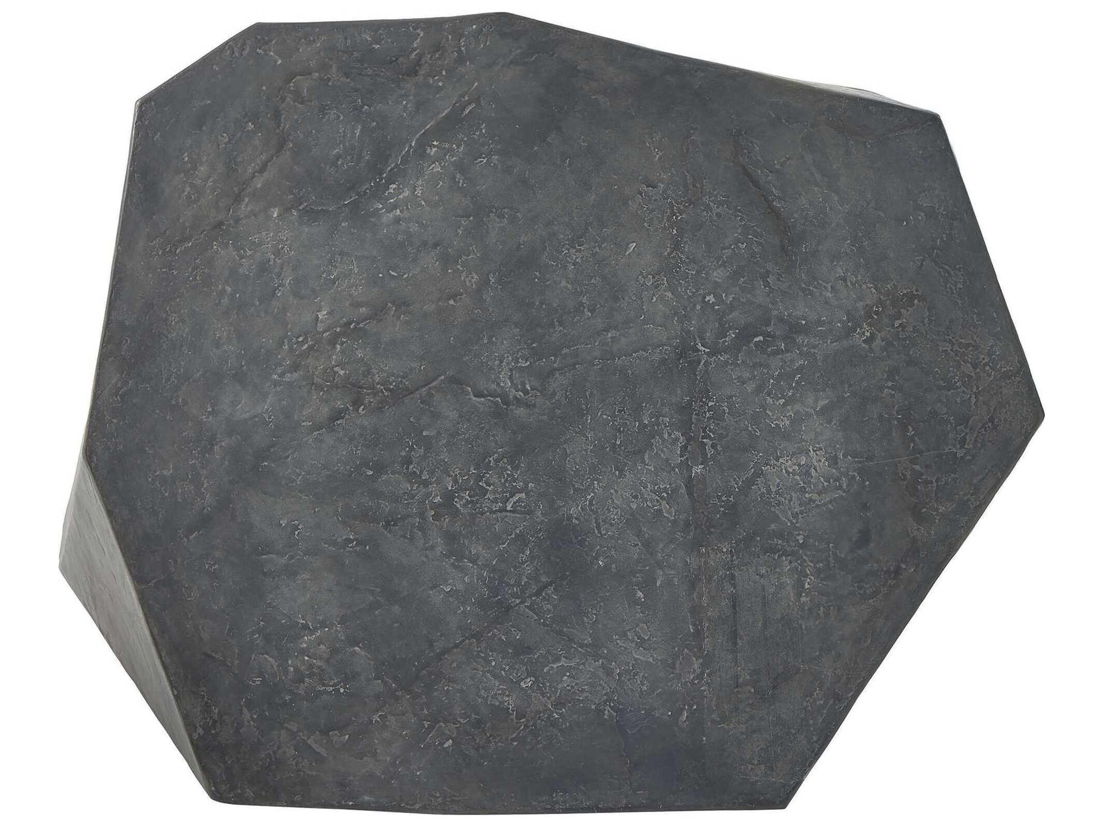 Uttermost Outdoor Parra Black Brown Concrete Coffee Table